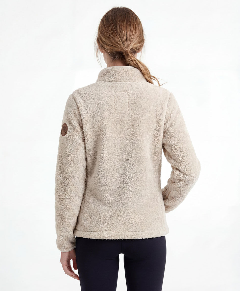 Polar deportivo mujer beige