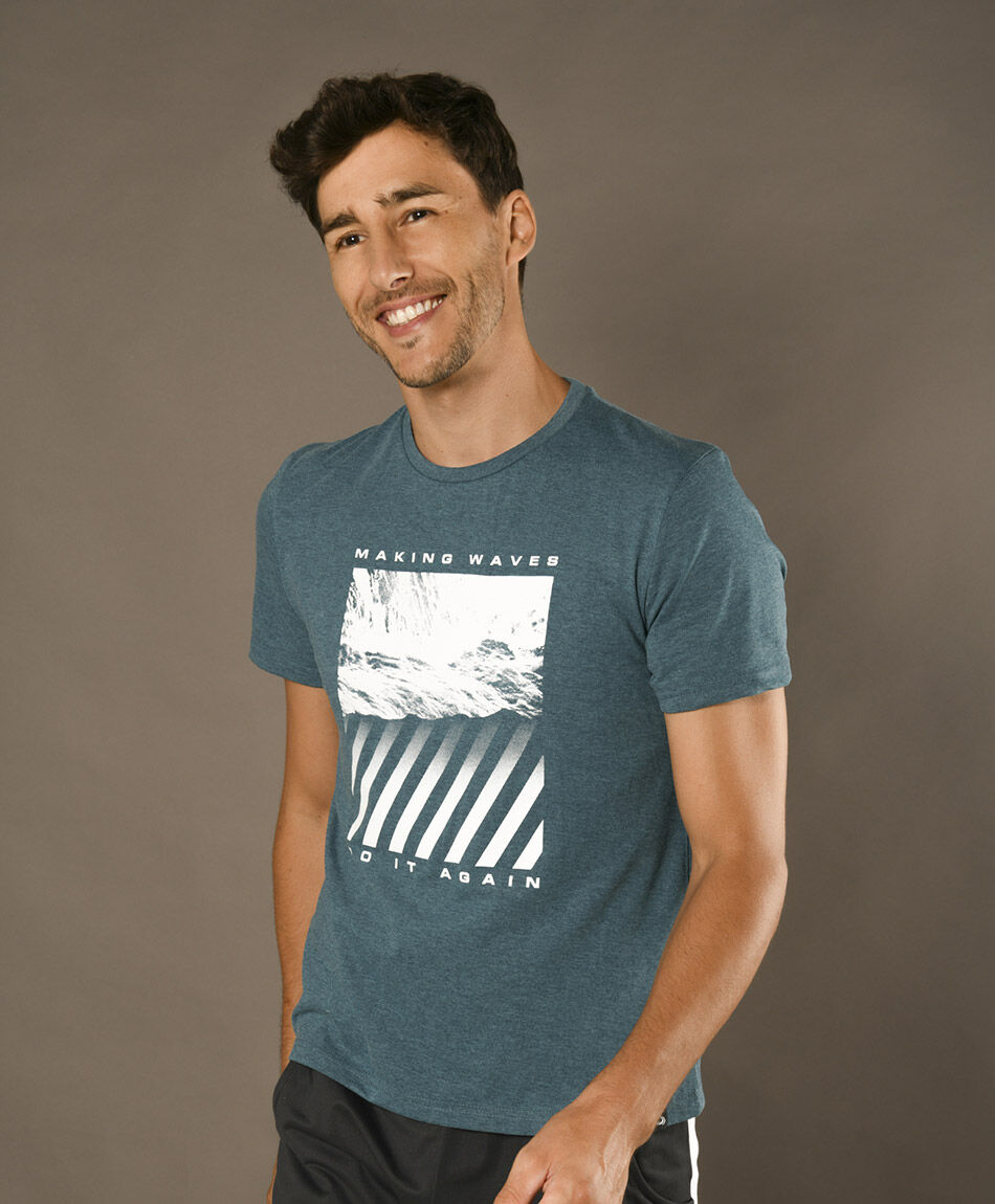 Polera estampada