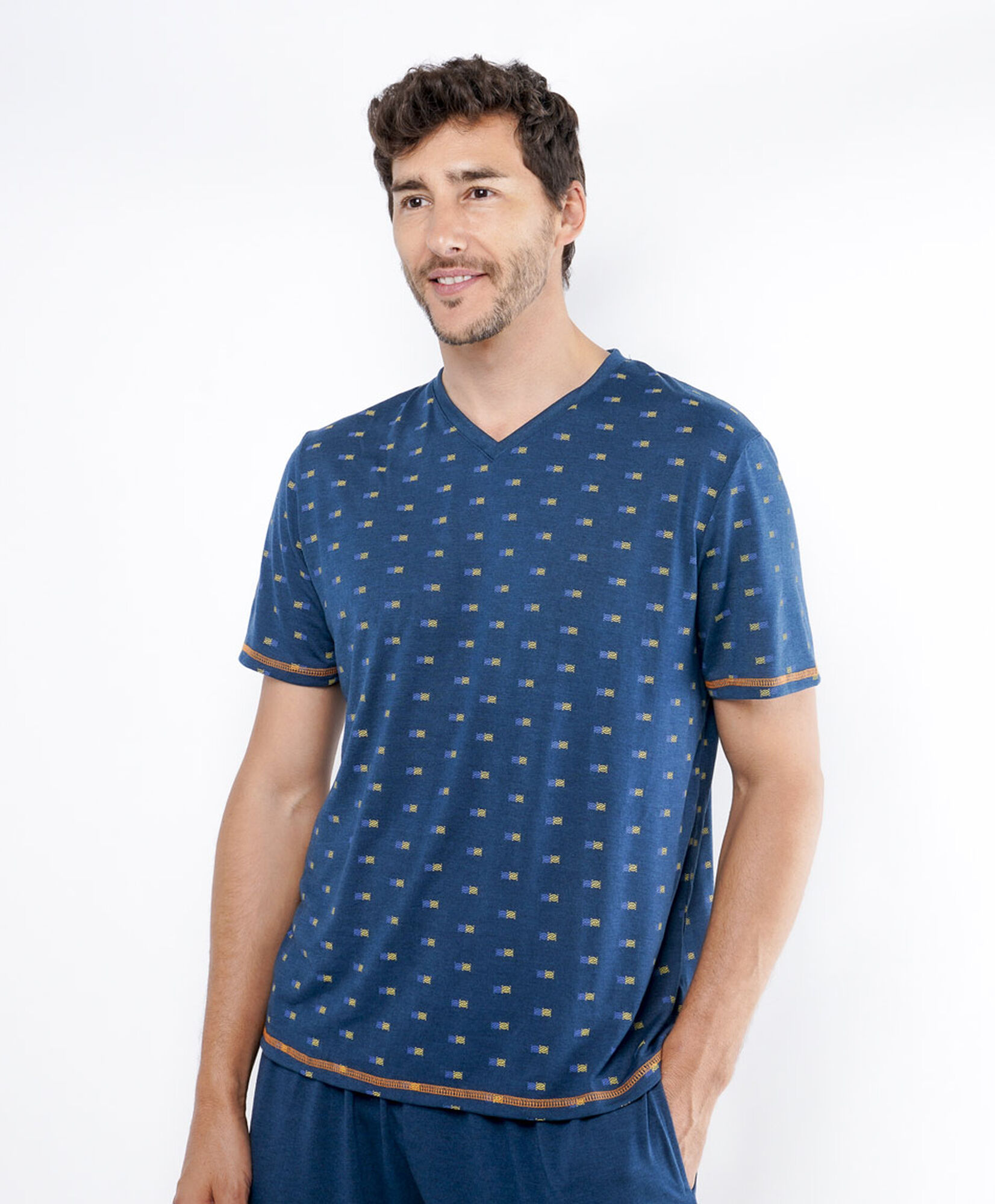 Pijama hombre doble cuadrito Pijama hombre doble cuadrito