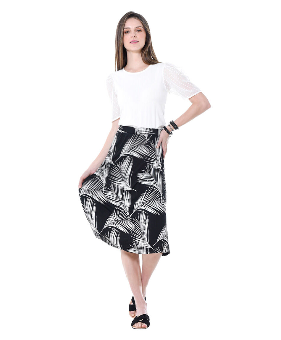 Falda estampada
