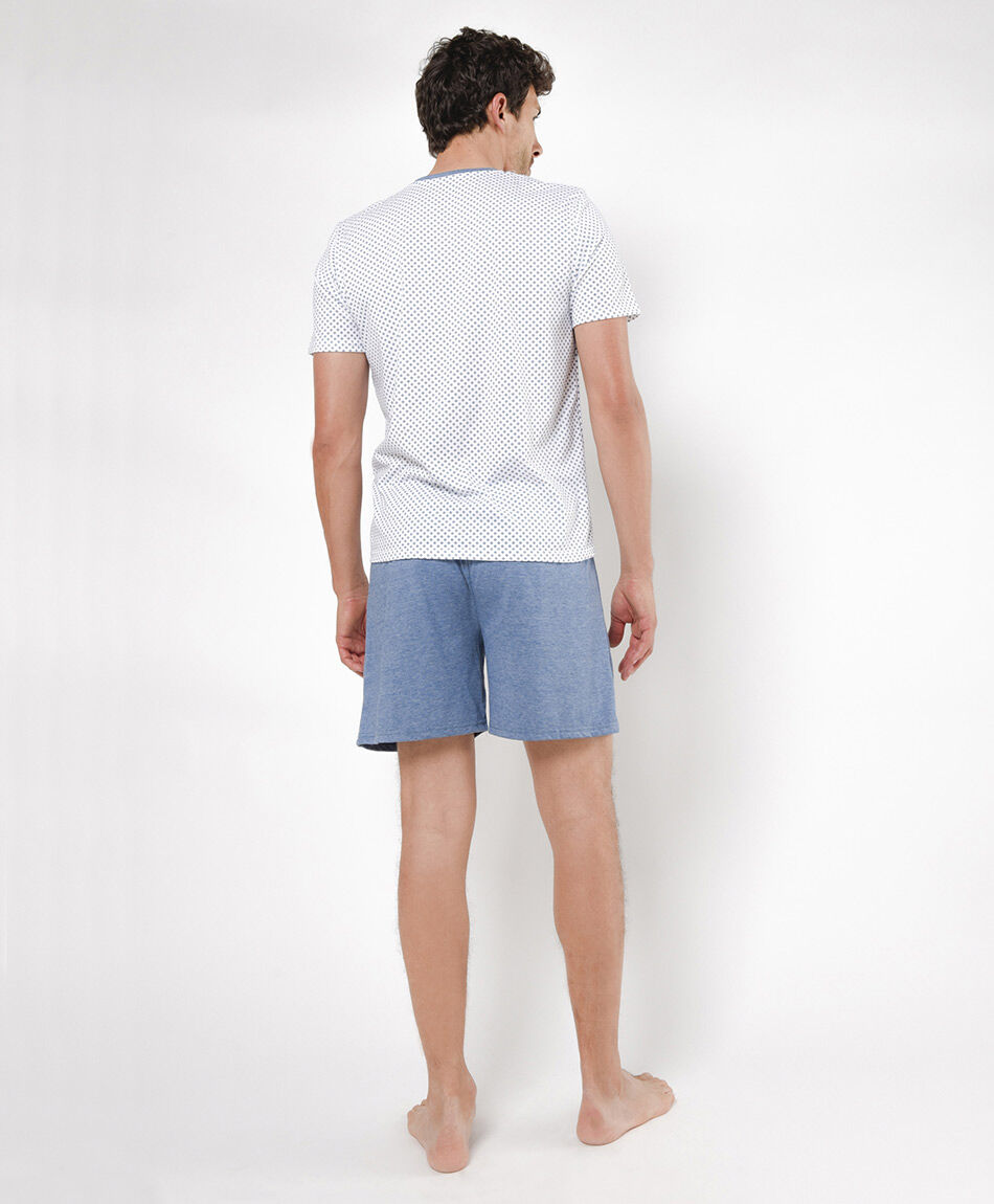 Pijama hombre rombos 2 piezas