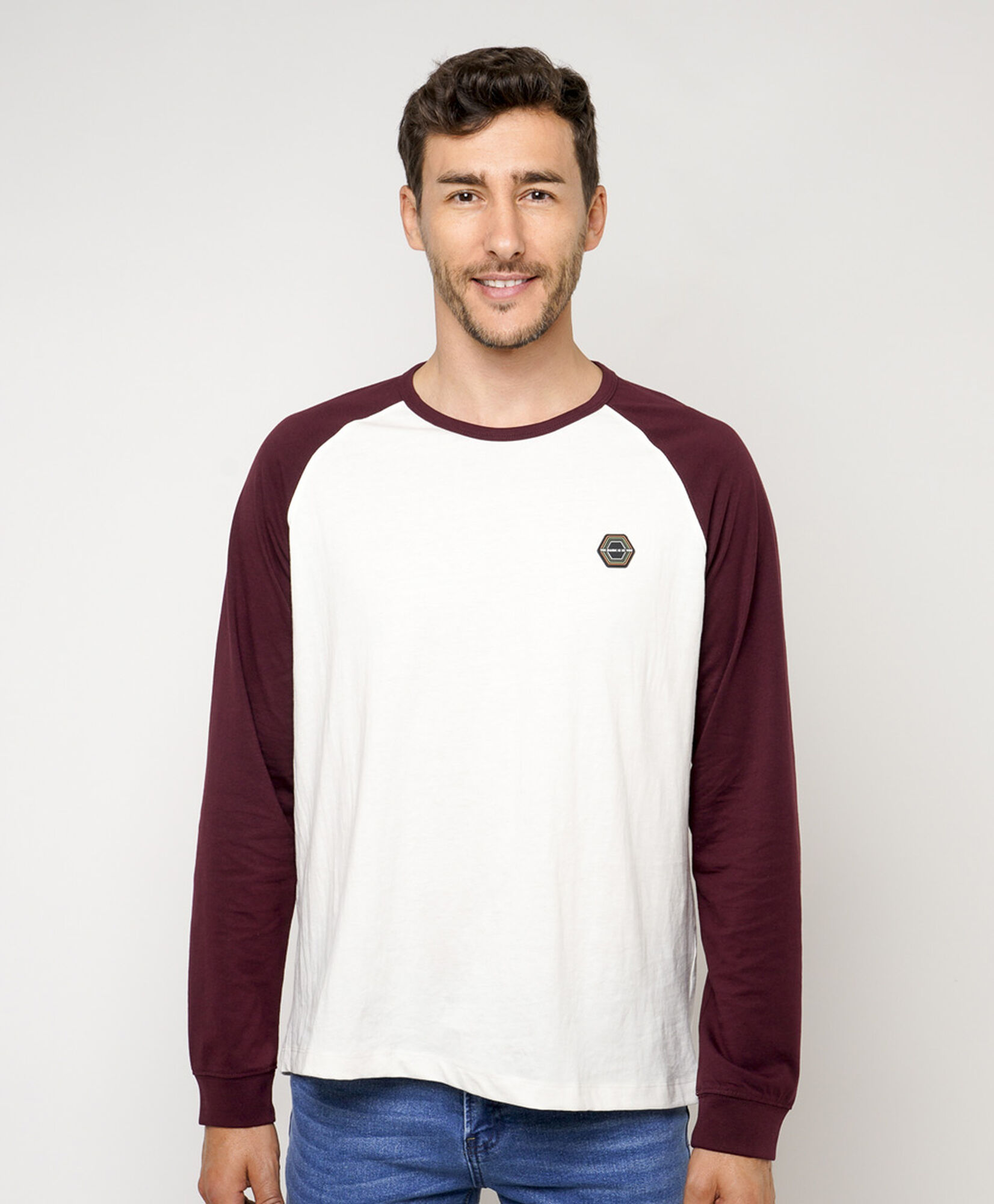 Polera hombre bicolor Polera hombre bicolor