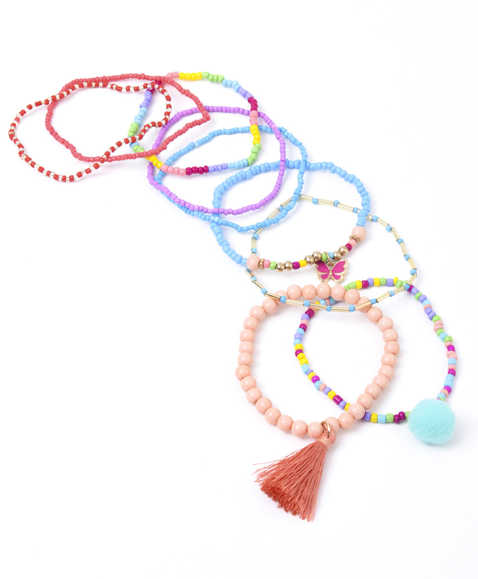 Set 9 pulseras mujer mostacillas Set 9 pulseras mujer mostacillas