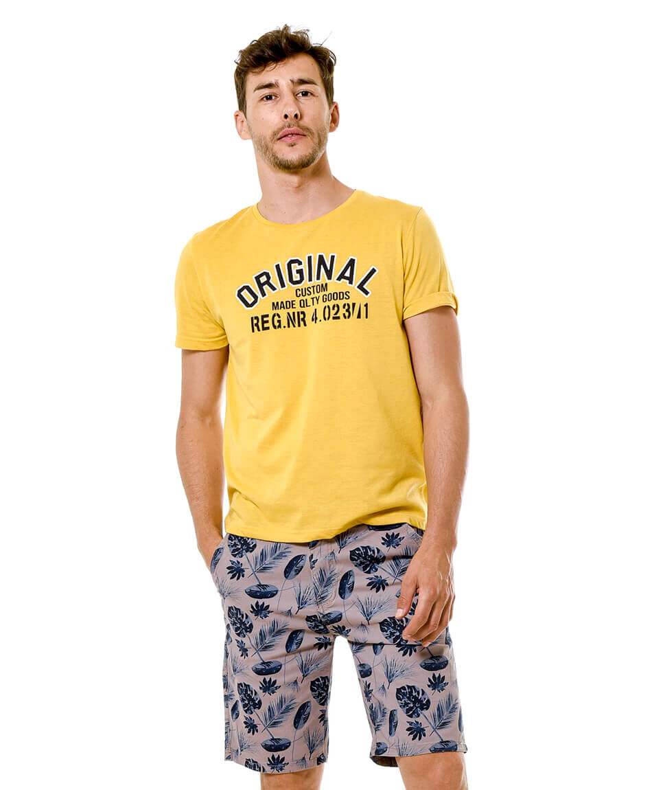 Bermuda twill print