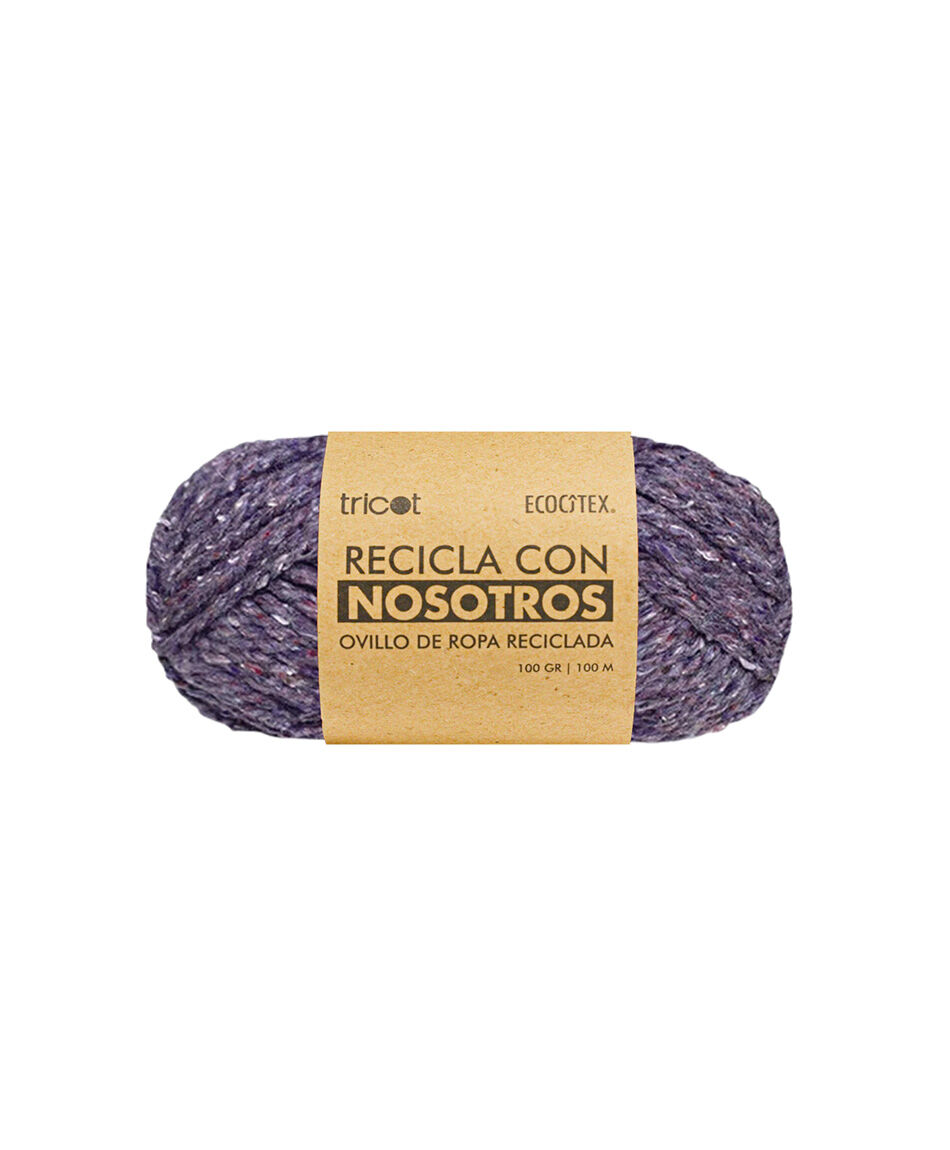 Ovillo color morado