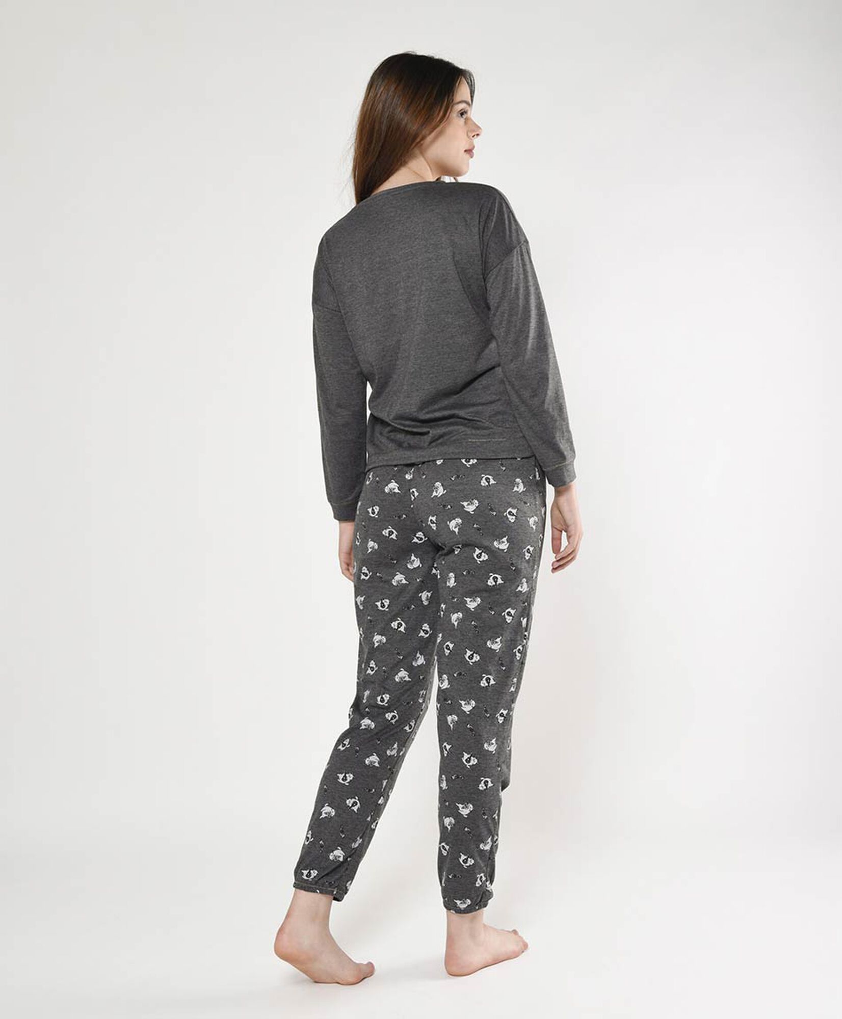Pijama mujer estampado gatos 2 piezas Pijama mujer estampado gatos 2 piezas
