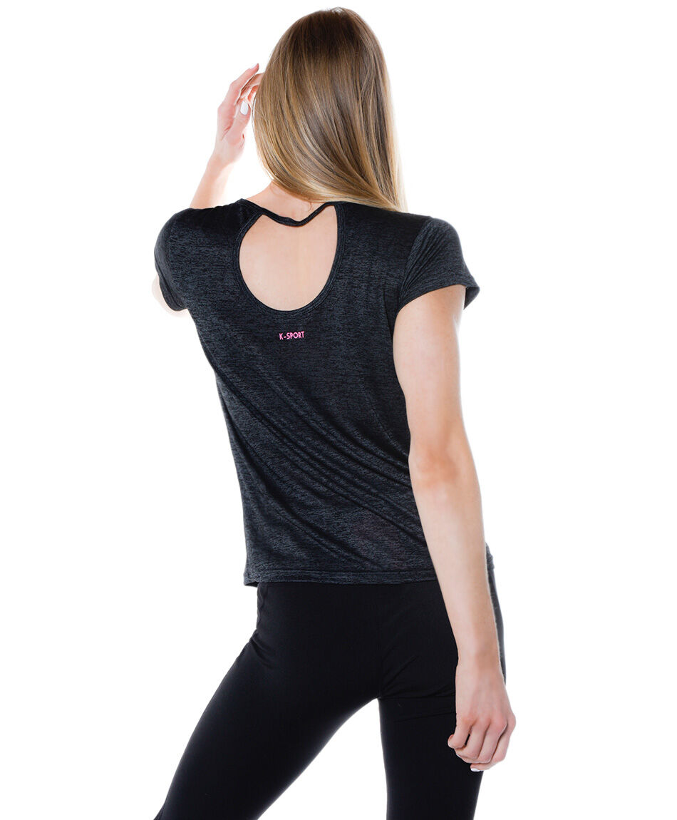 Polera deportiva print