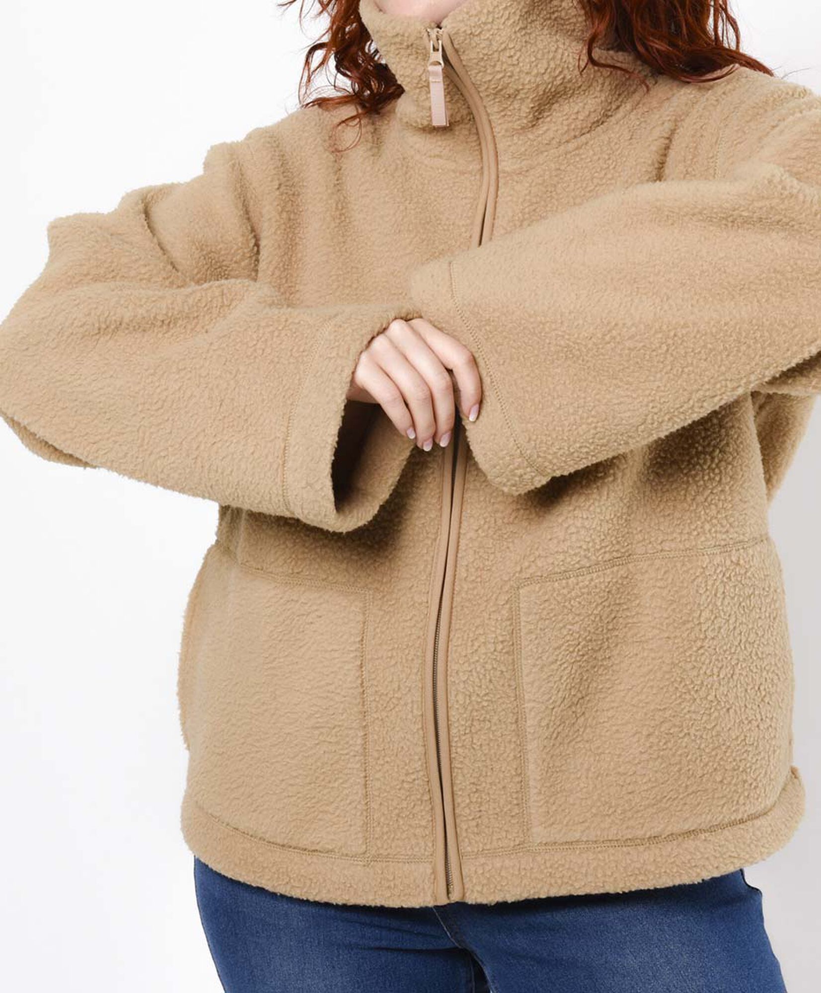 Polar mujer chiporro bolsillos Polar mujer chiporro bolsillos