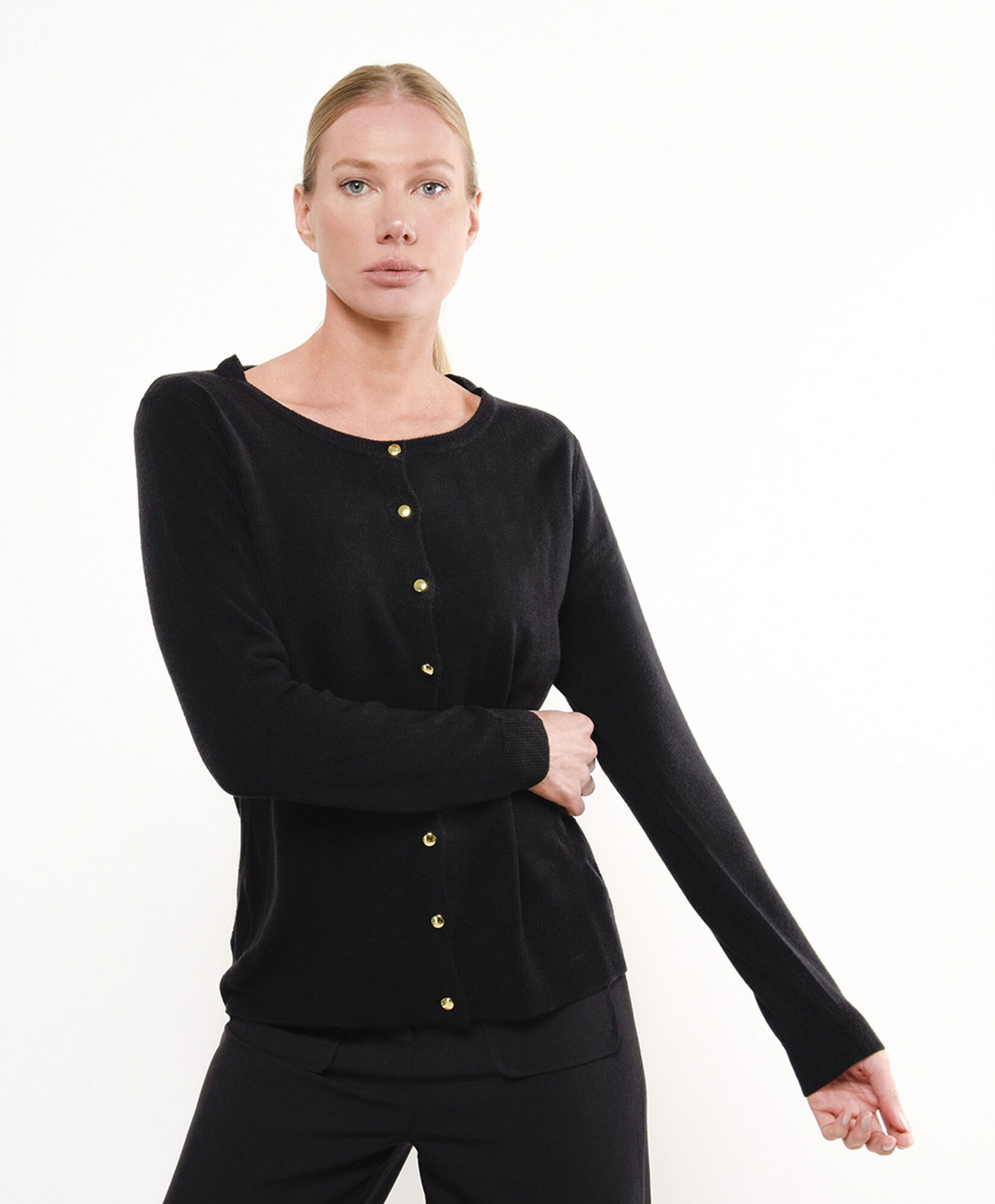 Cardigan mujer básico botones Cardigan mujer básico botones