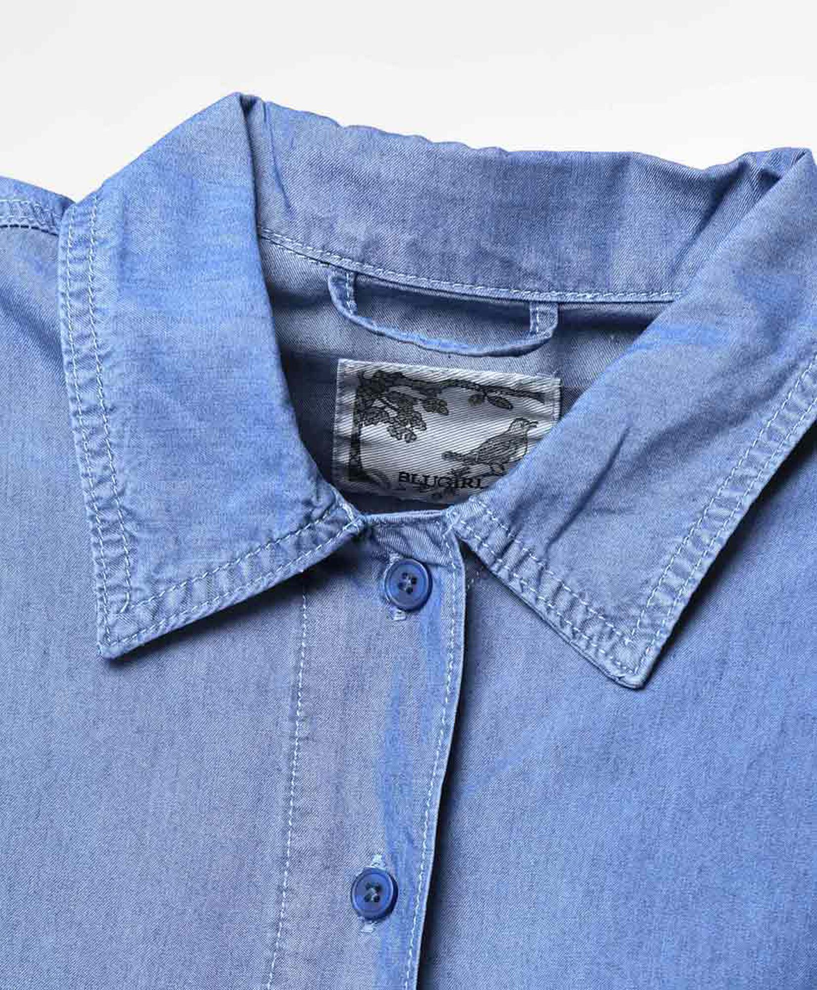Blusa mujer denim crop Blusa mujer denim crop
