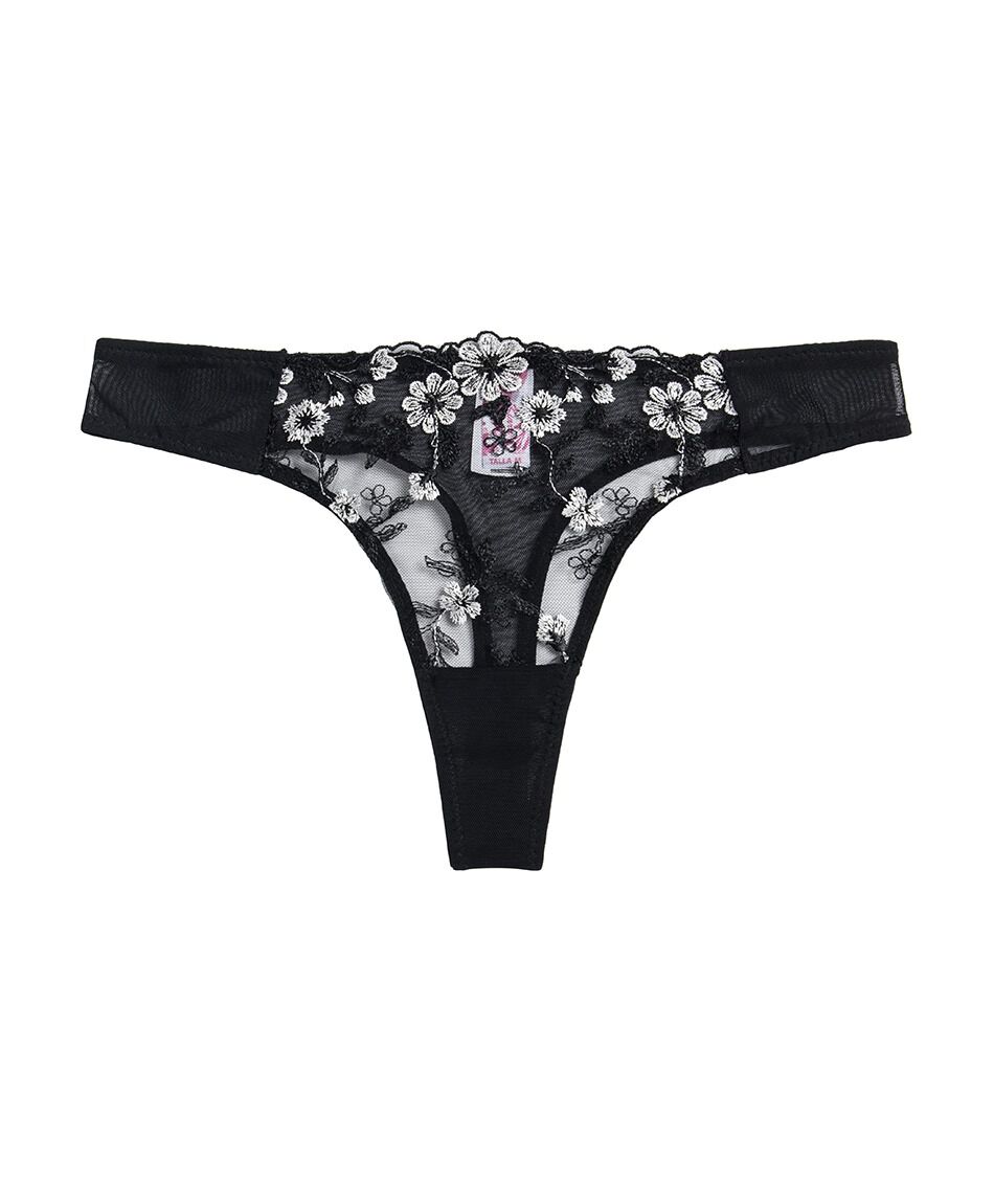 Colaless mujer mesh bordado flores