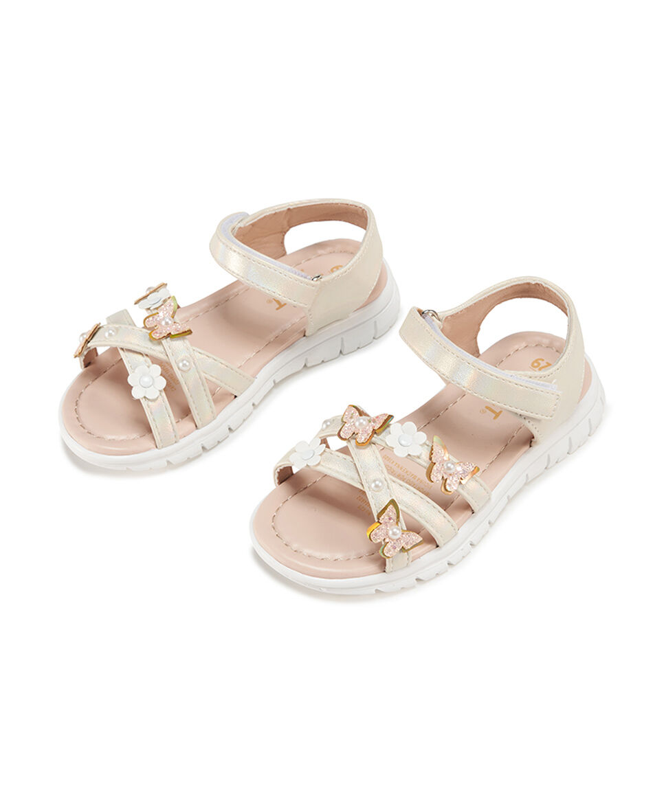 Sandalia infantil (26 a 31) mariposas