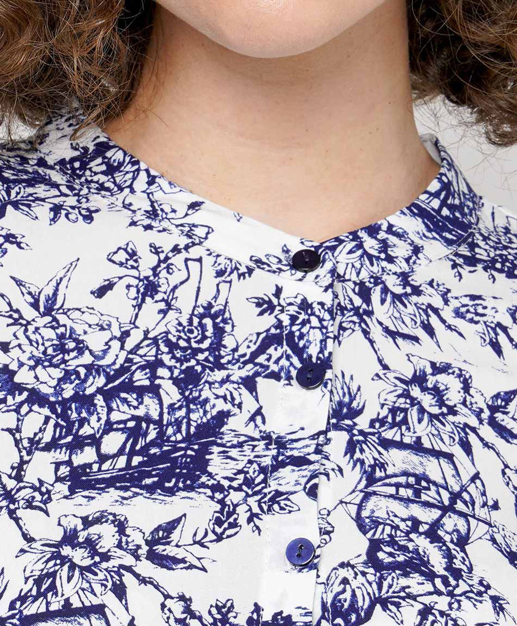 Blusa mujer estampado larga Blusa mujer estampado larga