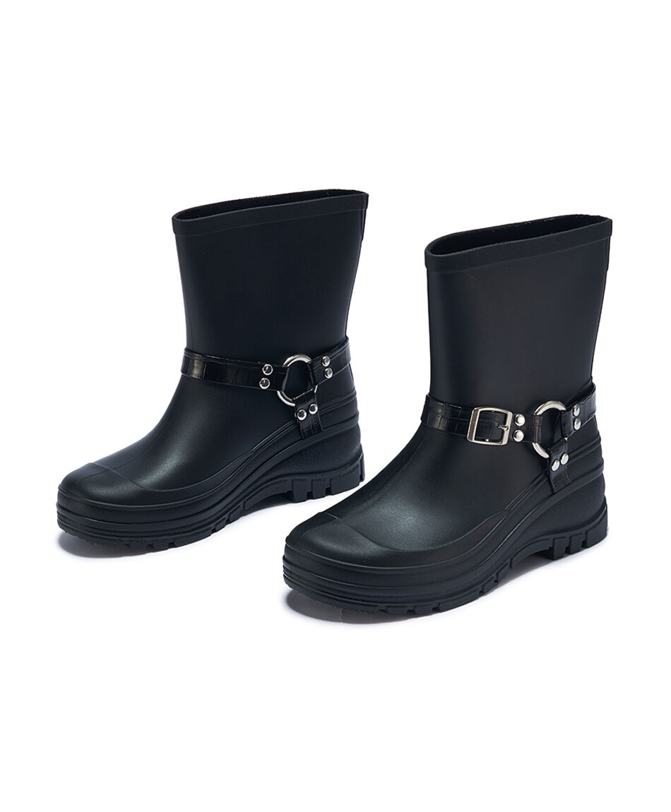 Bota mujer agua hebilla