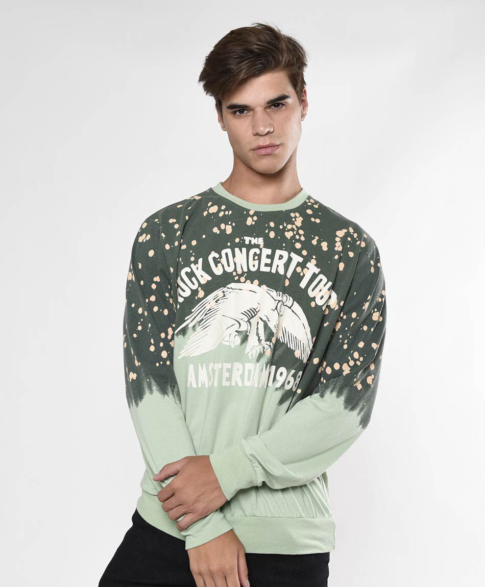 Polera hombre estampado &aacute;guila