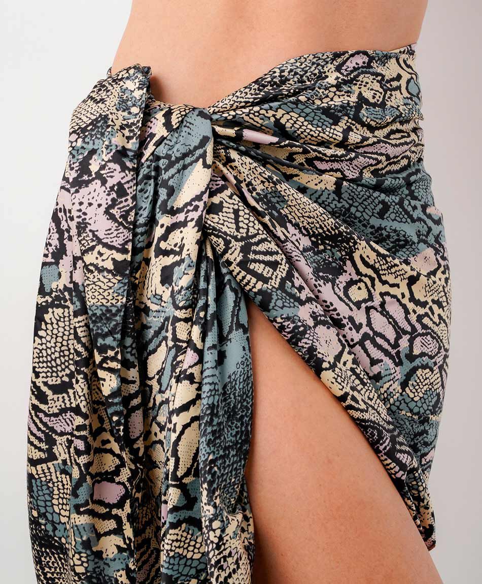 Pareo mujer animal print snake