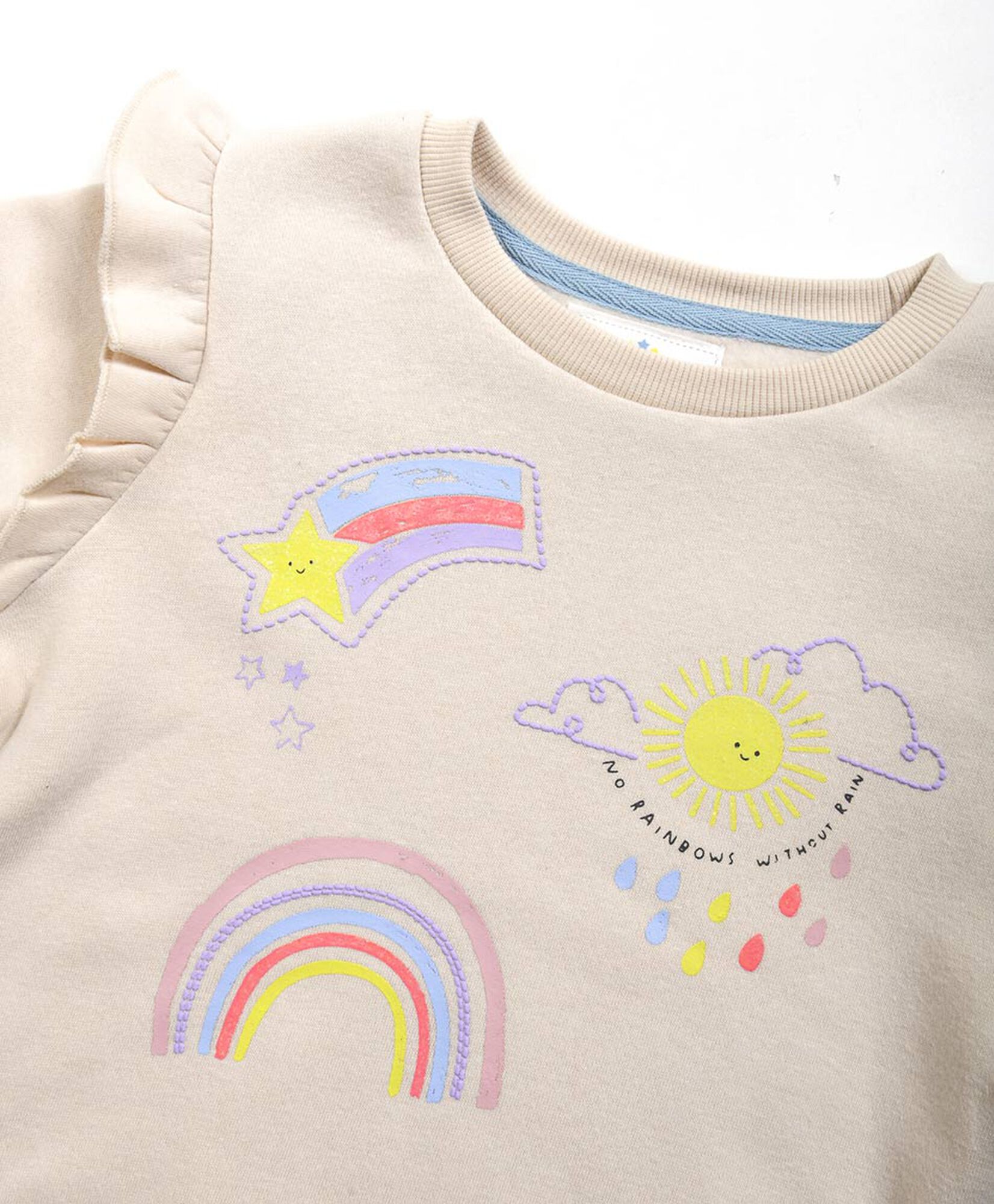 Set buzo bebé arcoiris vuelos Set buzo bebé arcoiris vuelos