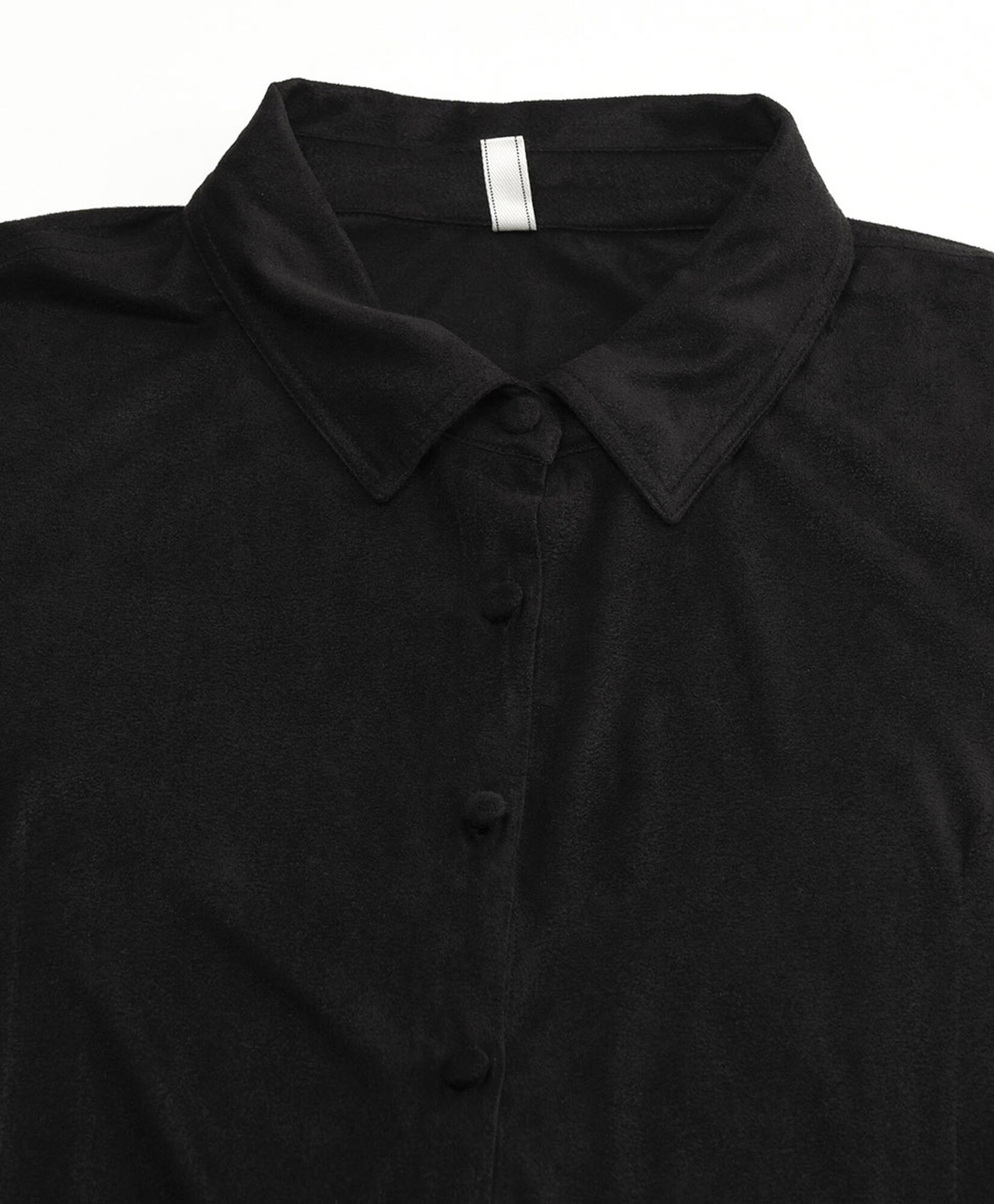Blusa mujer lisa gamuza negra Blusa mujer lisa gamuza negra