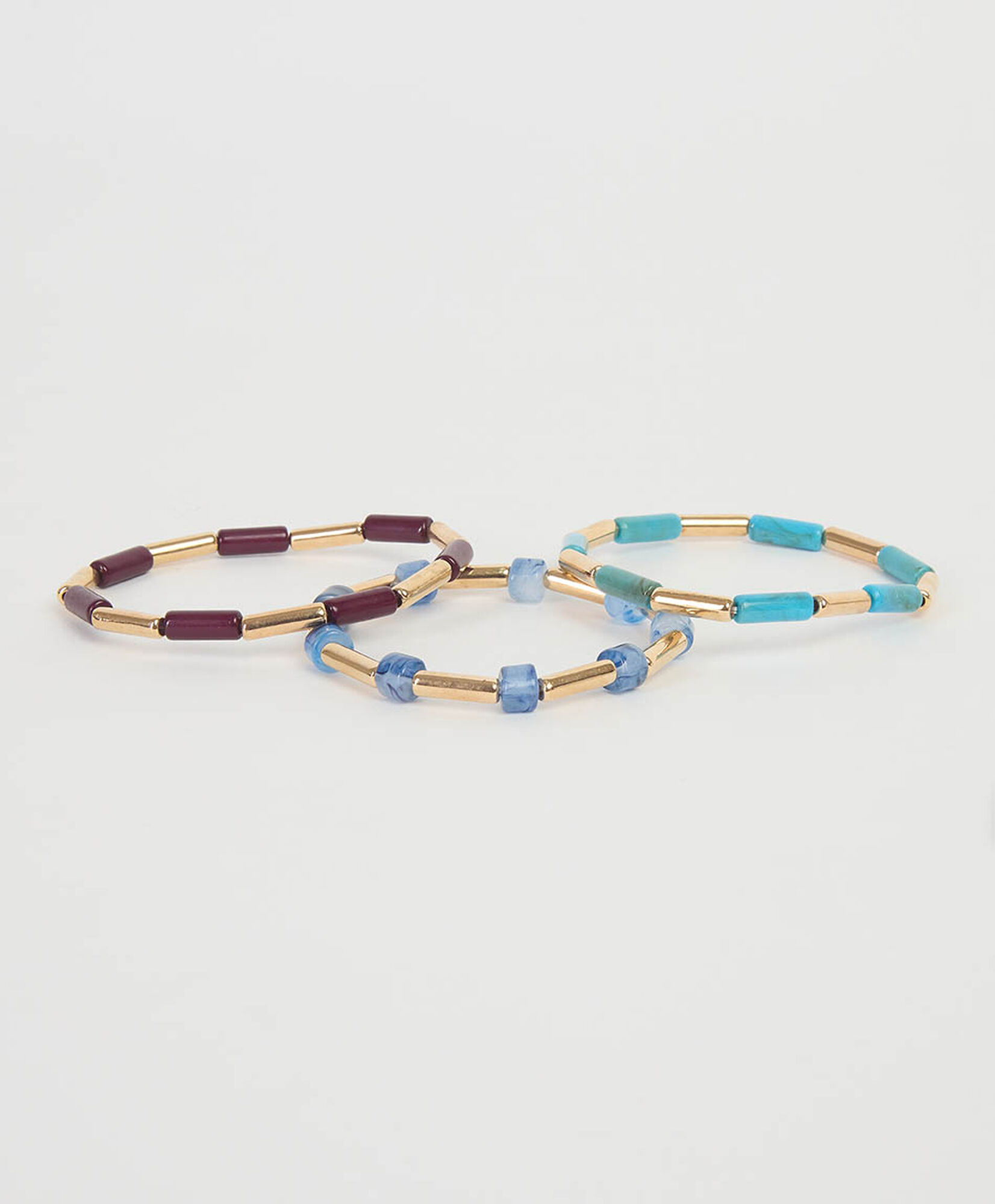 Set 3 pulseras mujer colores Set 3 pulseras mujer colores