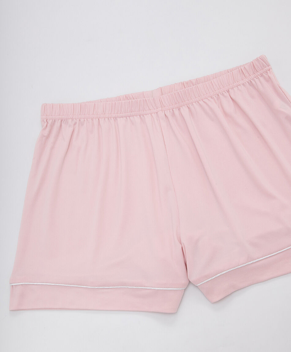 Pijama mujer camisero  rosado short