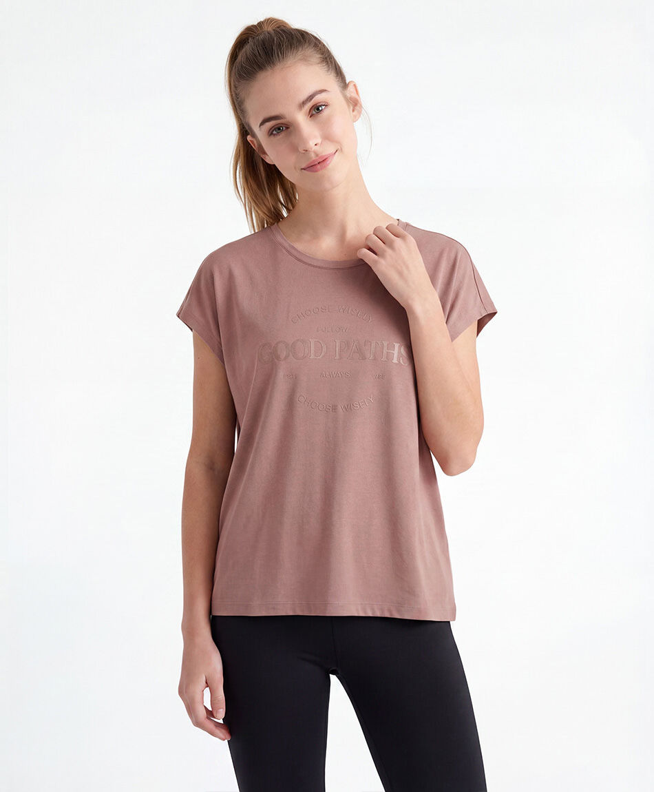 Polera deportiva mujer frase