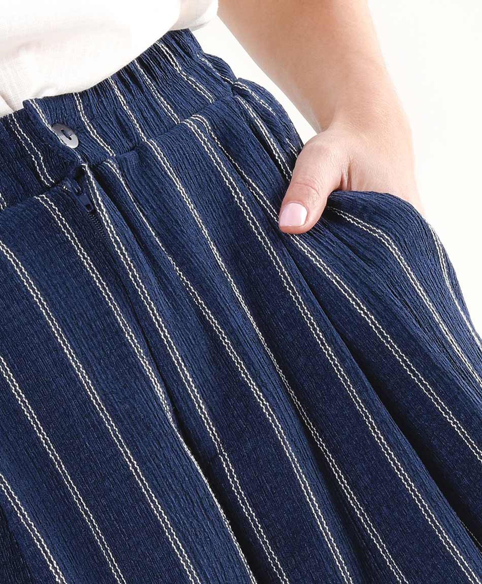 Short mujer líneas azul Short mujer líneas azul
