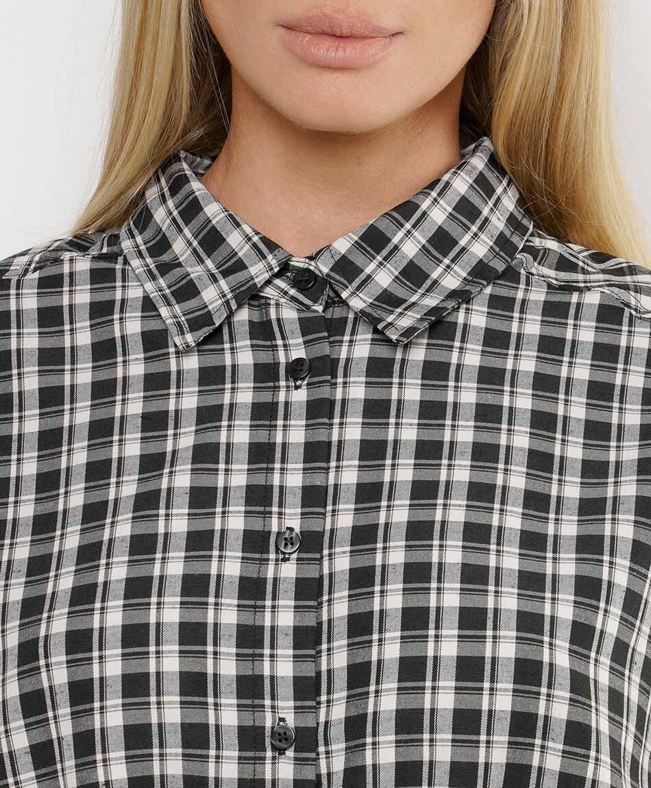 Blusa mujer escocesa lazo