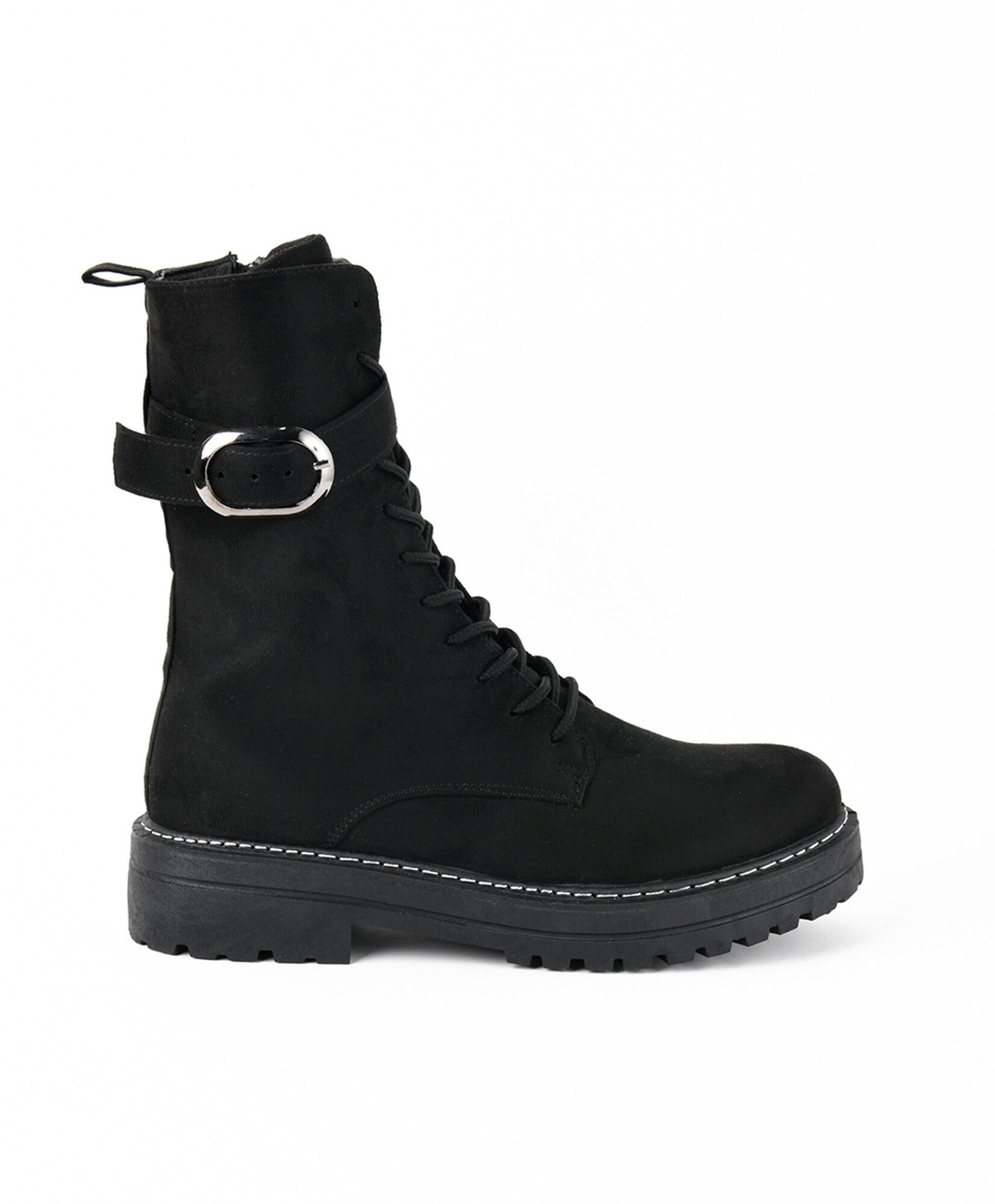 Bota mujer cordones y hebilla Bota mujer cordones y hebilla