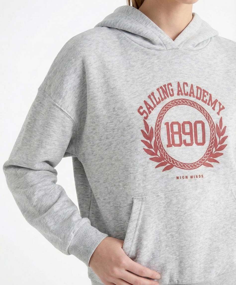 Poler&oacute;n deportivo mujer 1990 grey