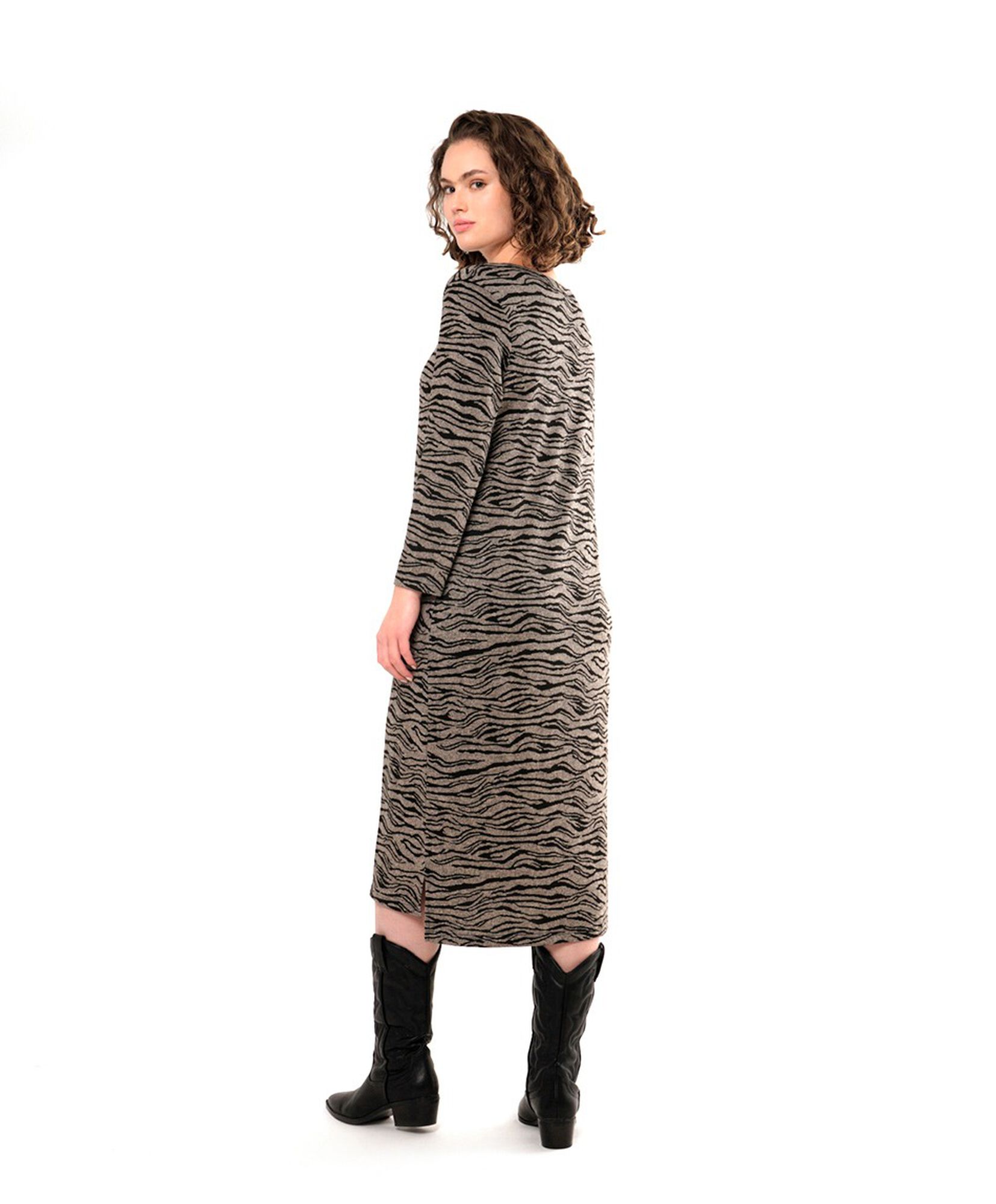 Vestido mujer animal print largo Vestido mujer animal print largo