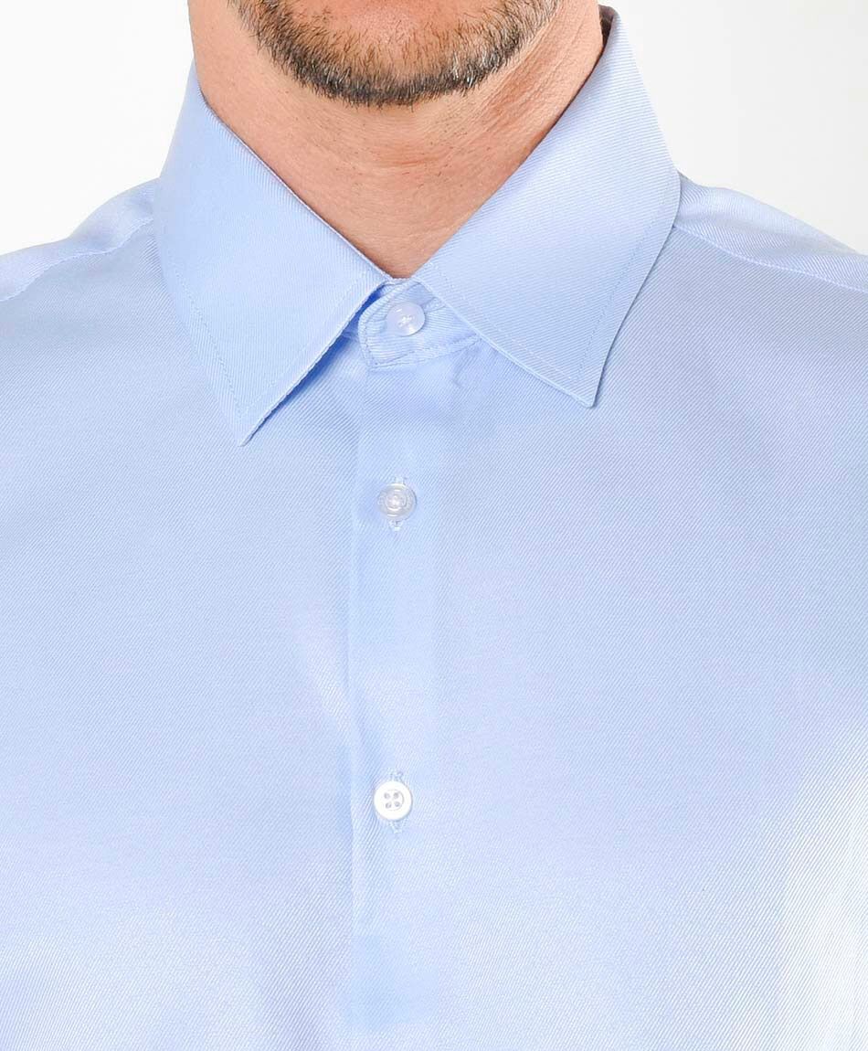 Camisa hombre celeste manga larga