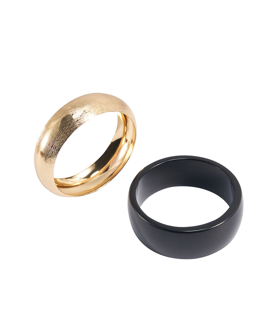 Pulsera mujer gold and black