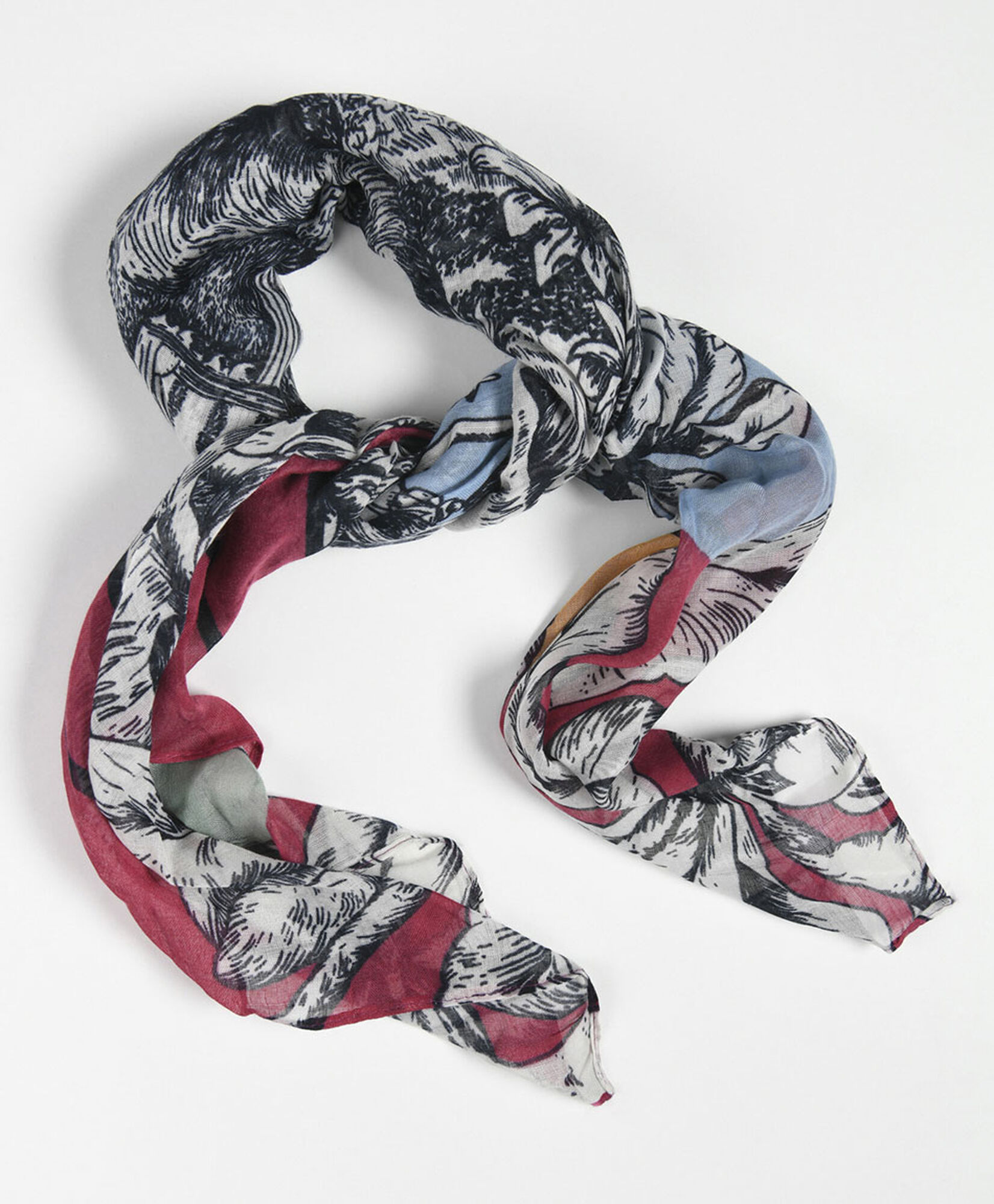 Pañuelo mujer estampado natural Pañuelo mujer estampado natural