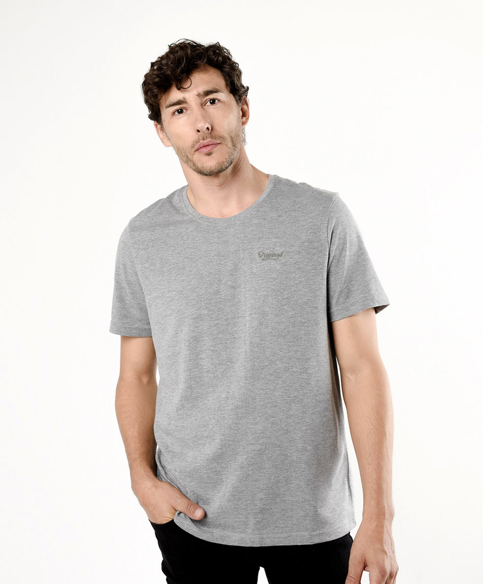 Polera hombre básica colores Polera hombre básica colores