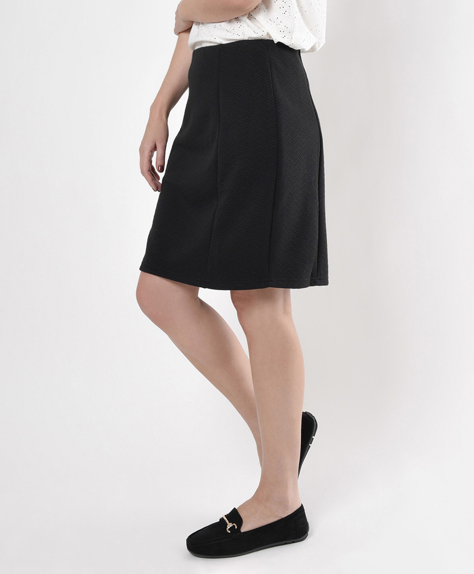 Falda mujer texturizada corta Falda mujer texturizada corta