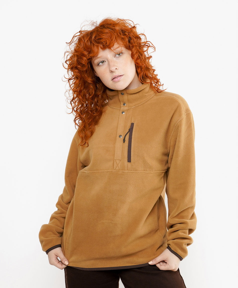 Polar mujer contraste camel