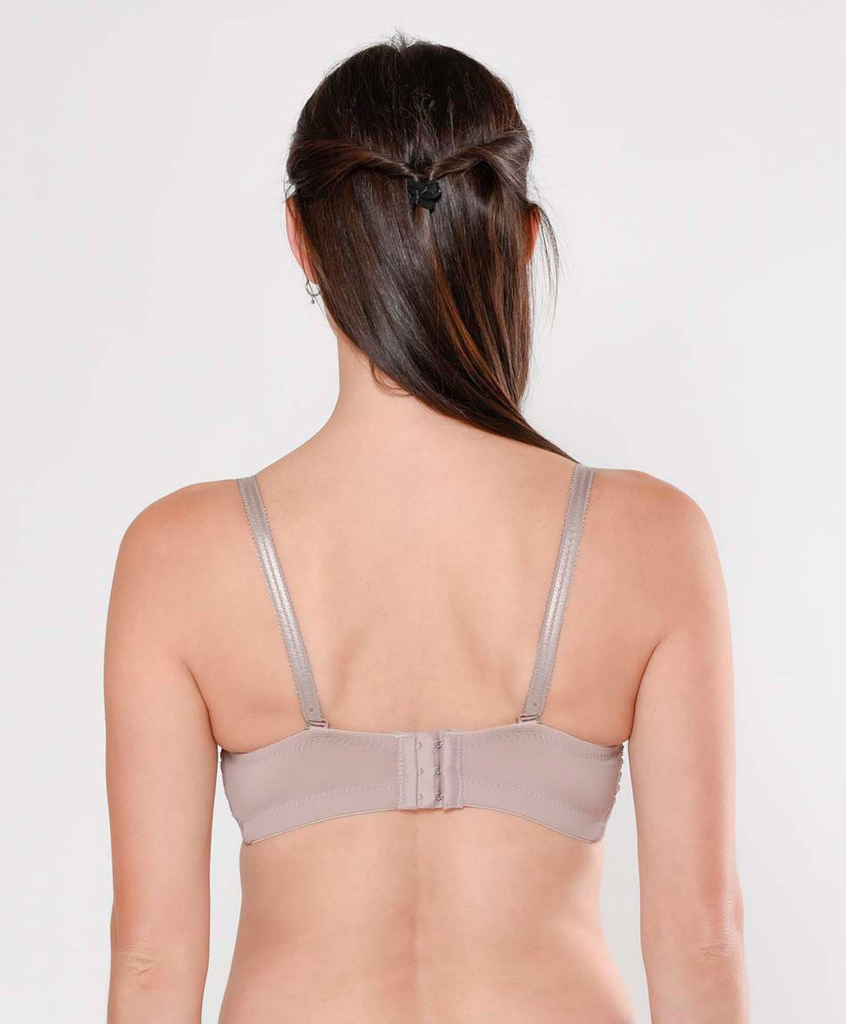 Sostén mujer encaje floral strapless Sostén mujer encaje floral strapless