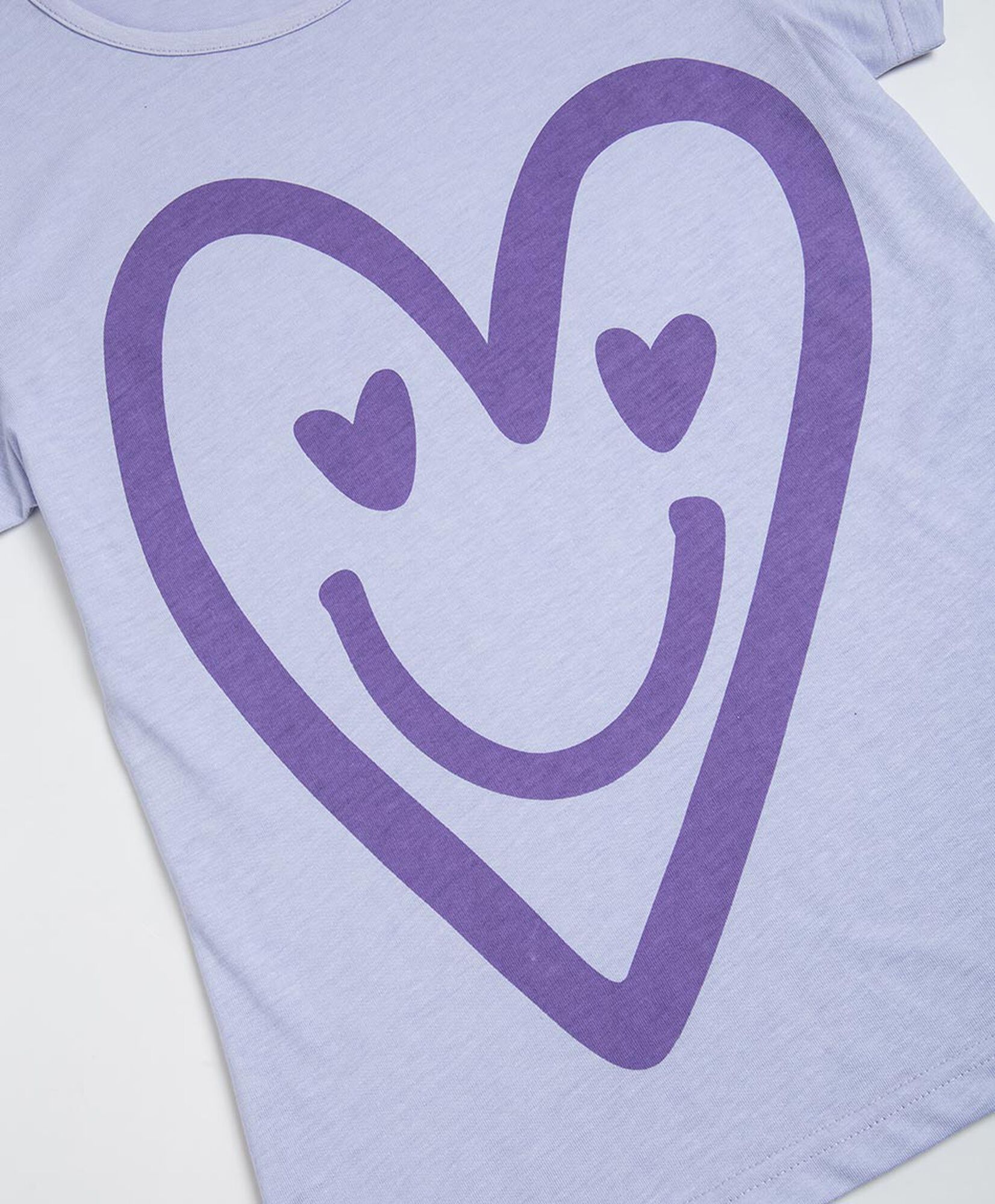 Polera niña corazón Polera niña corazón