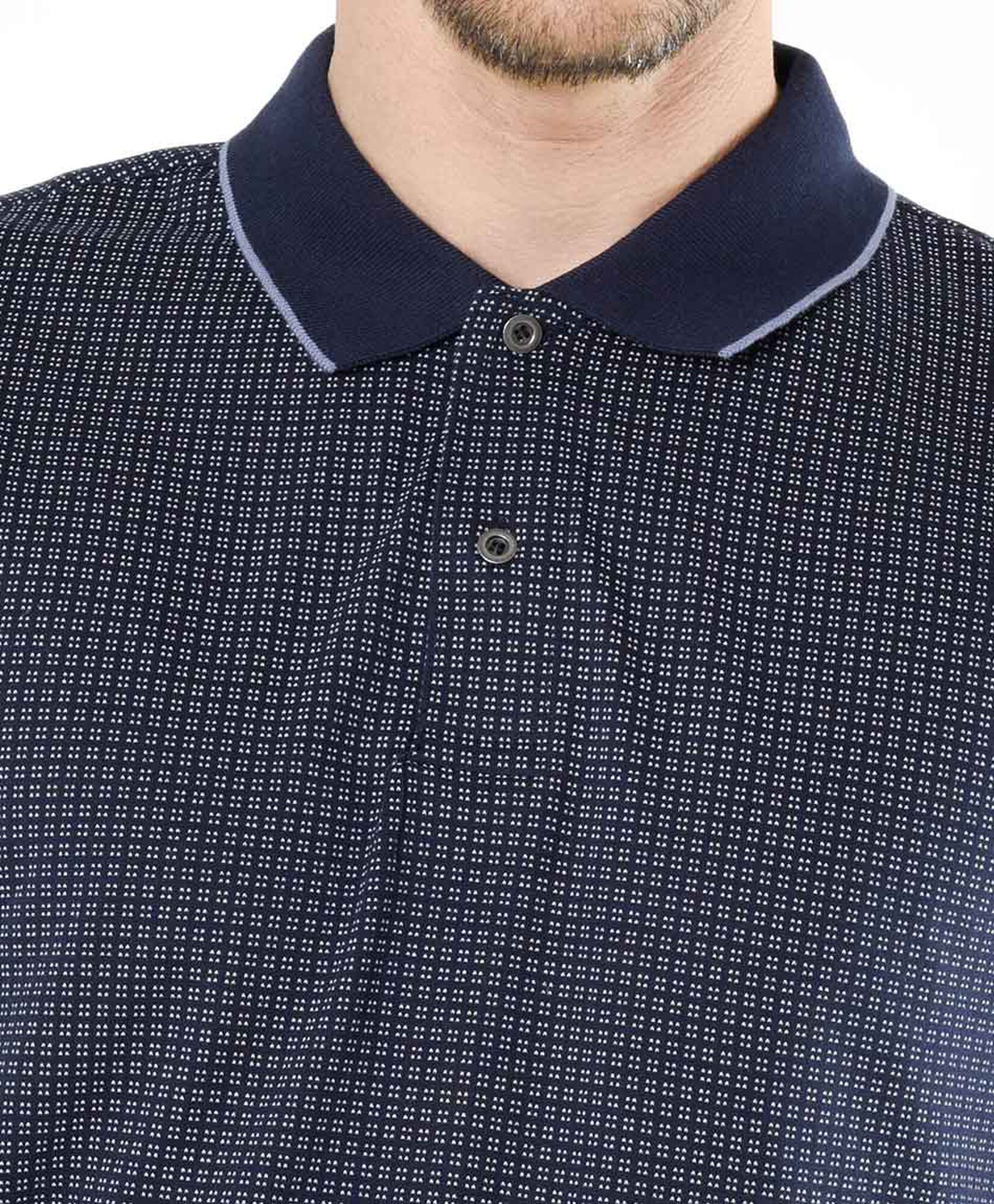 Polera hombre cuadritos cuello piqué Polera hombre cuadritos cuello piqué