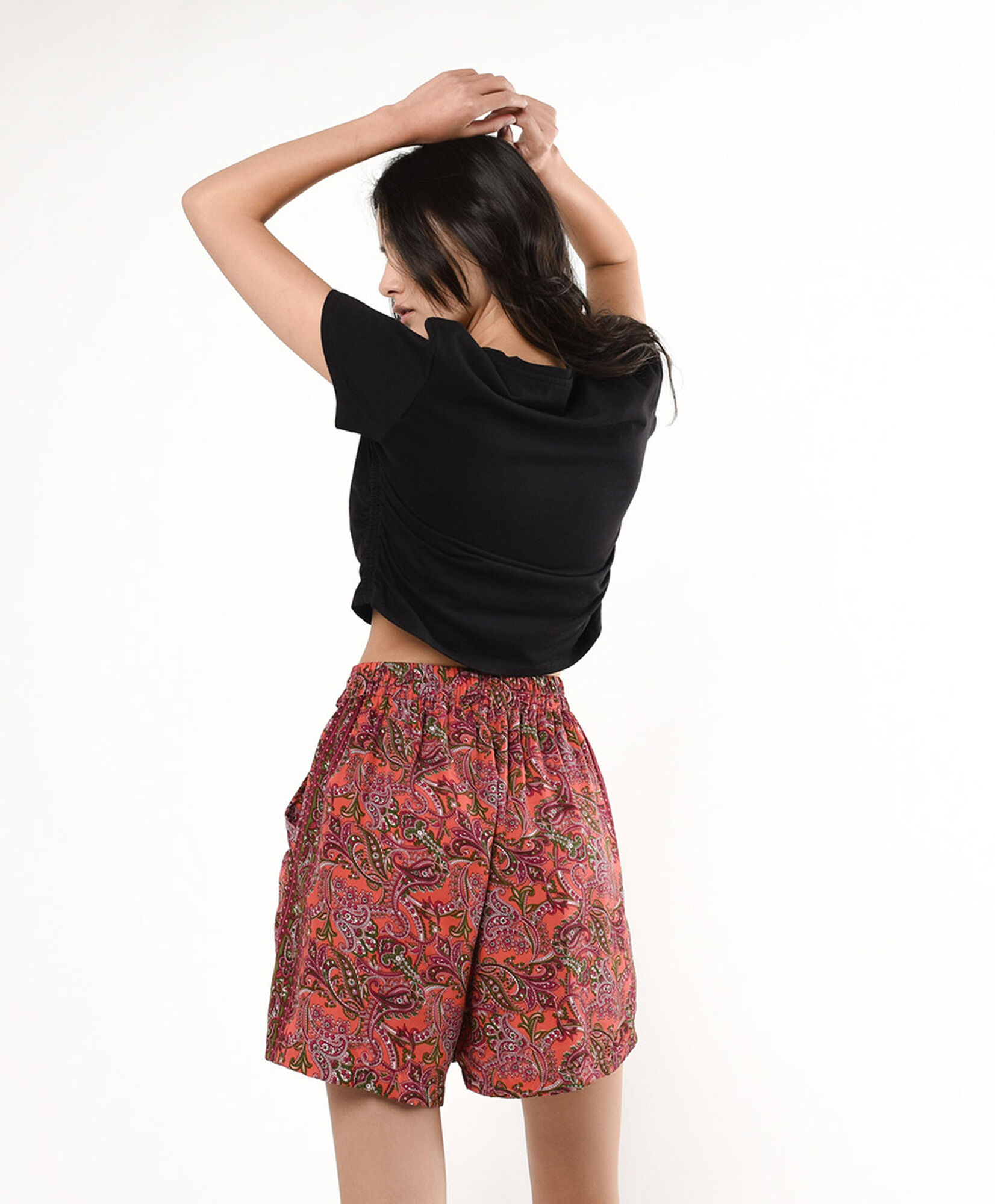 Short mujer estampado bolsillo Short mujer estampado bolsillo