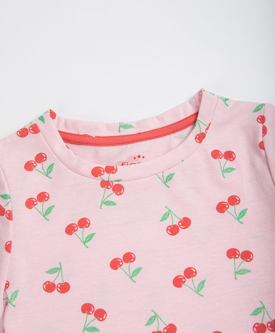 Pijama beb&eacute; cerezas