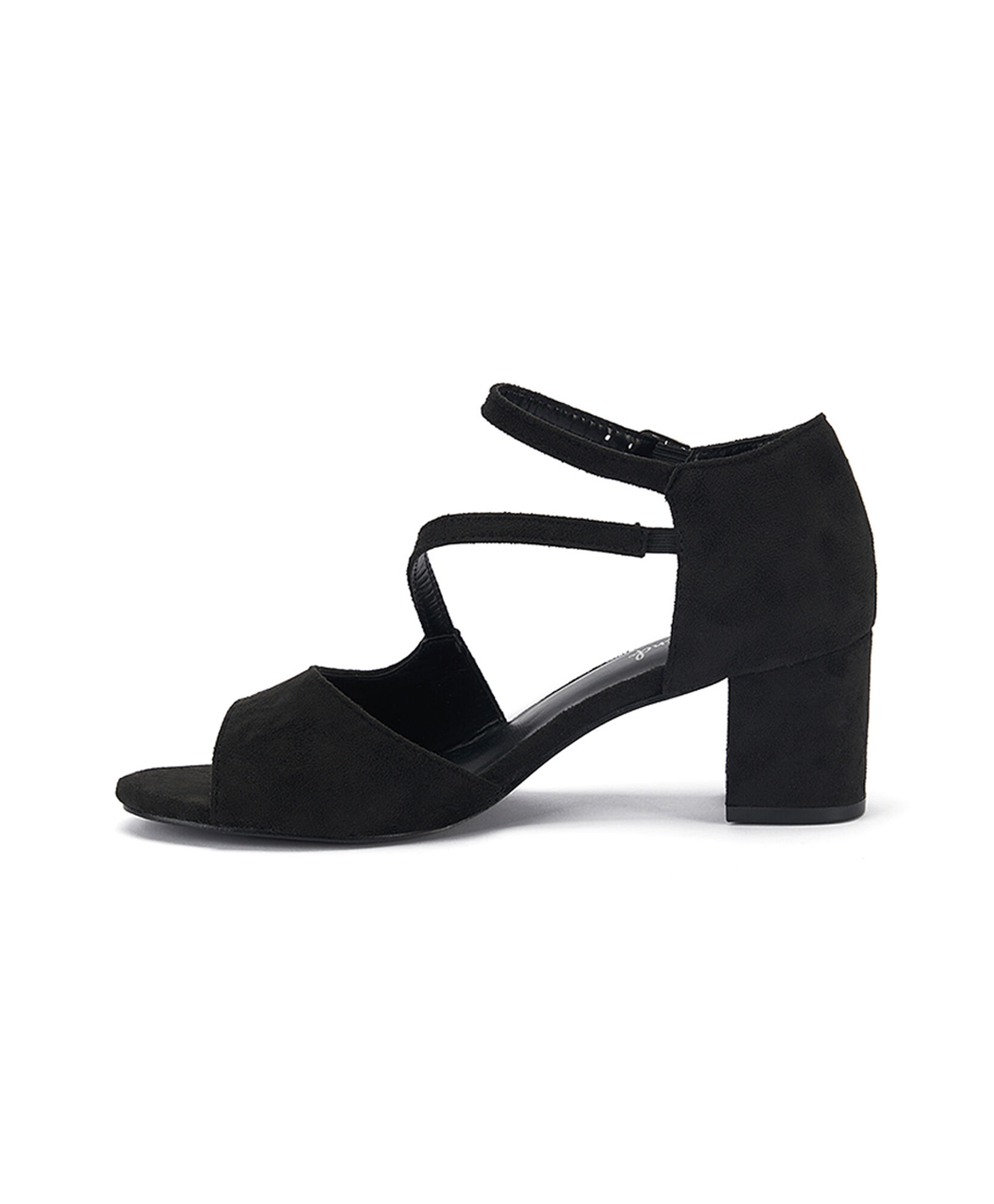 Sandalia mujer correa cruzada black Sandalia mujer correa cruzada black
