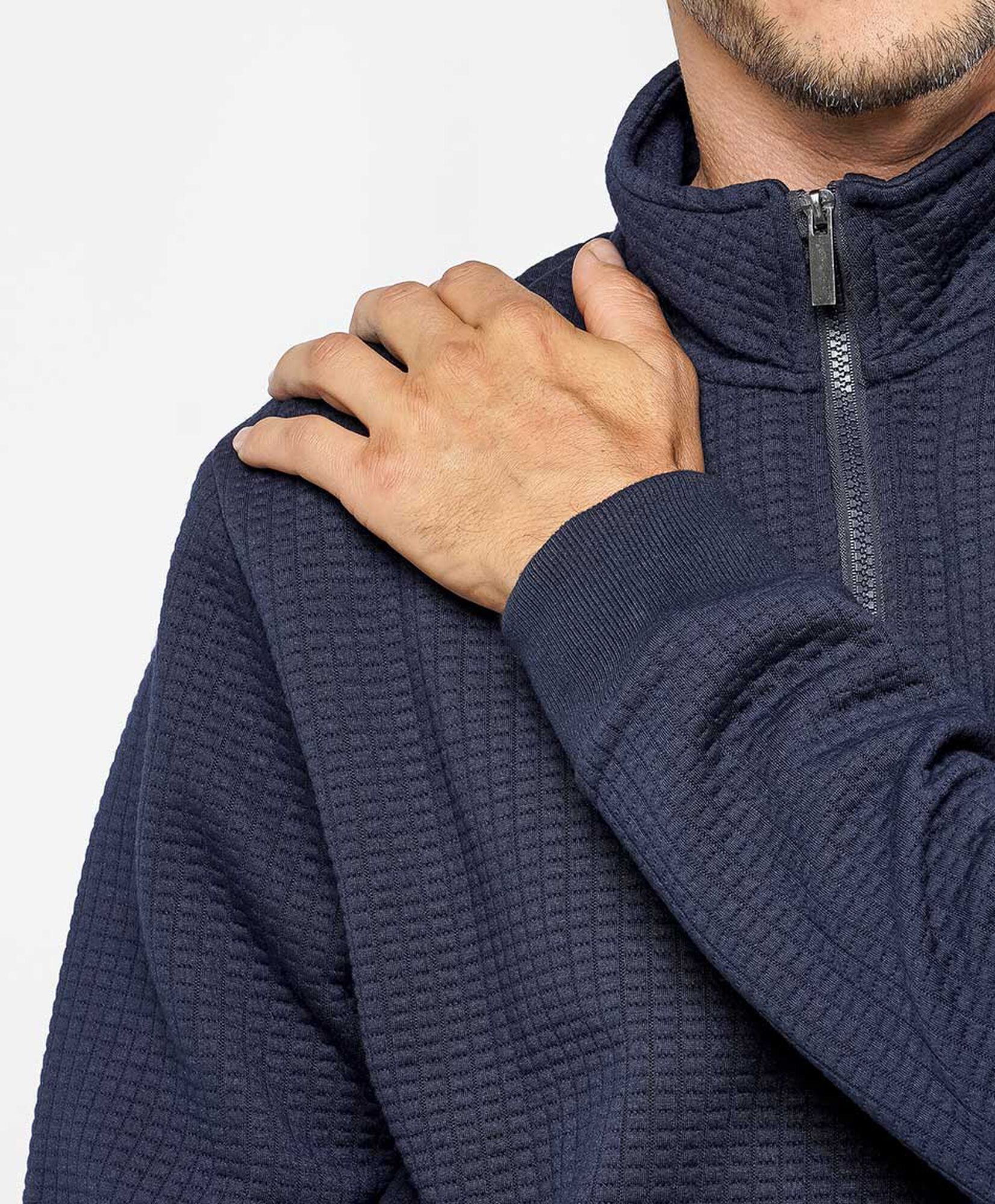 Sweater hombre medio cierre liso Sweater hombre medio cierre liso