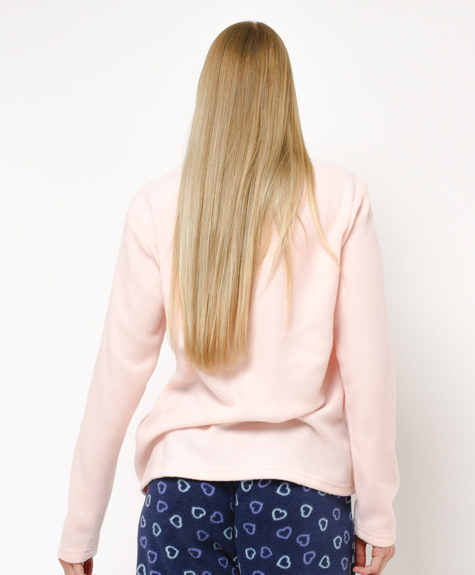 Pijama + calcetines mujer polar gato corazones Pijama + calcetines mujer polar gato corazones