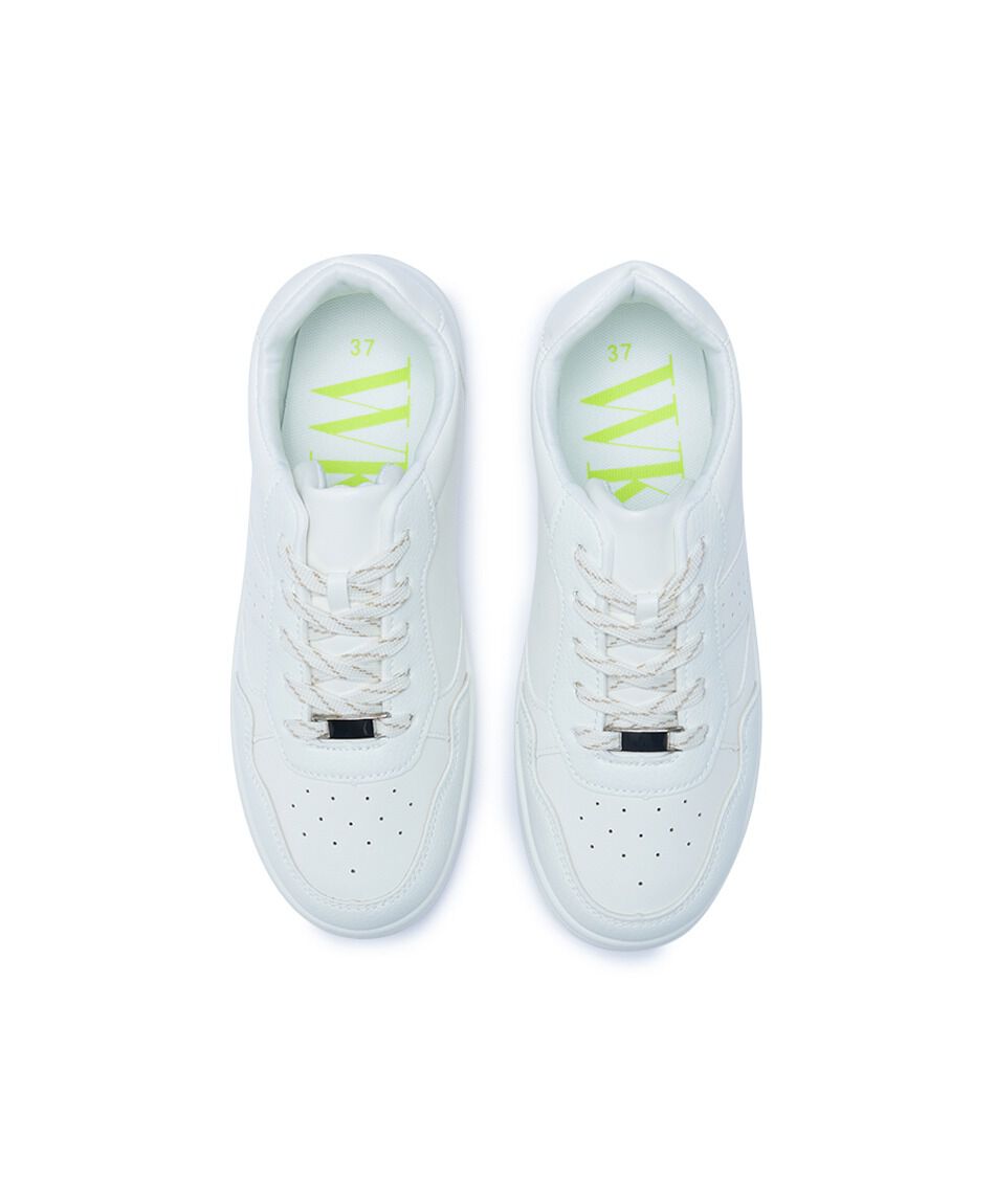 Zapatillas mujer puntos white