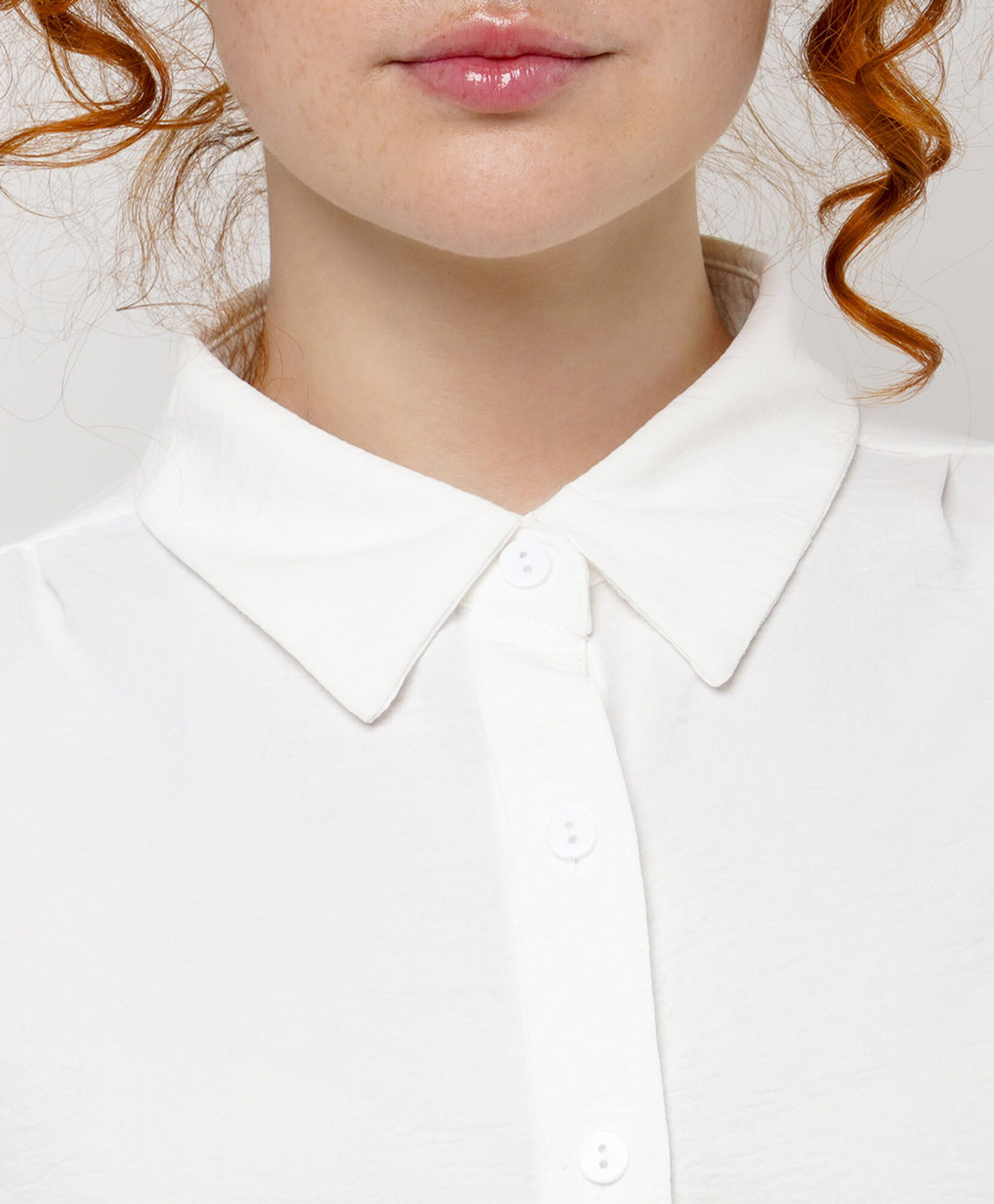 Blusa mujer camisera satinada Blusa mujer camisera satinada