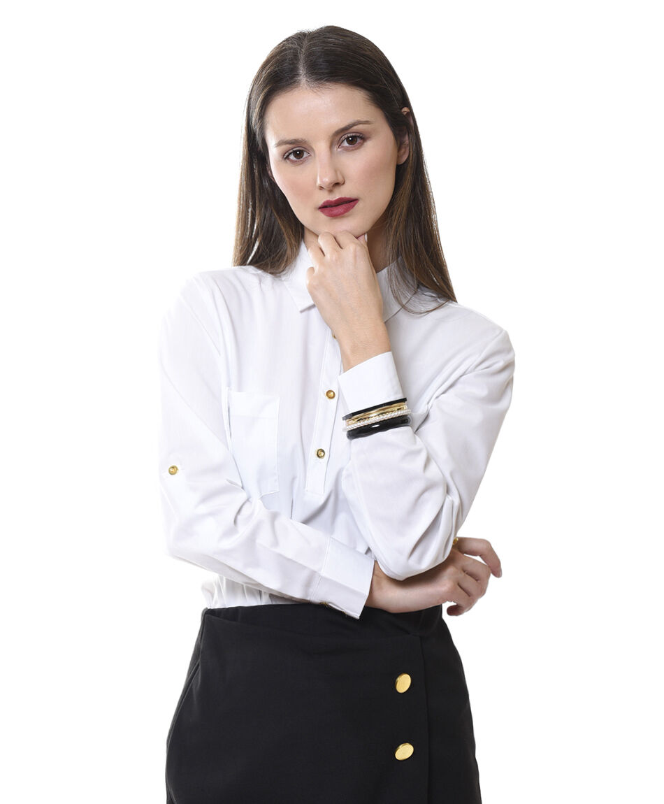 Blusa elasticada