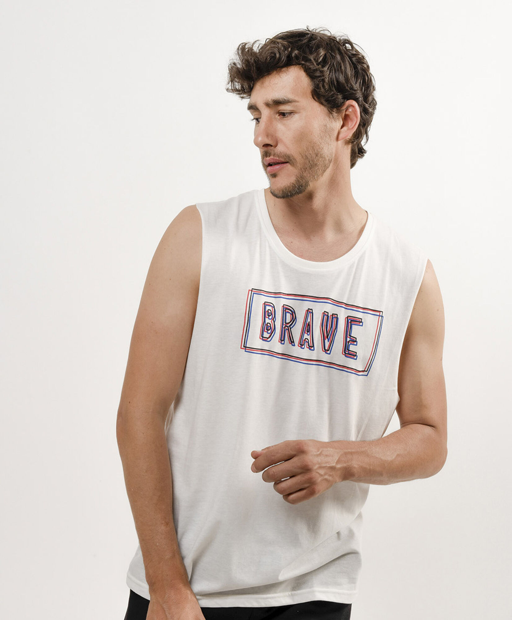 Polera hombre brave sin mangas Polera hombre brave sin mangas