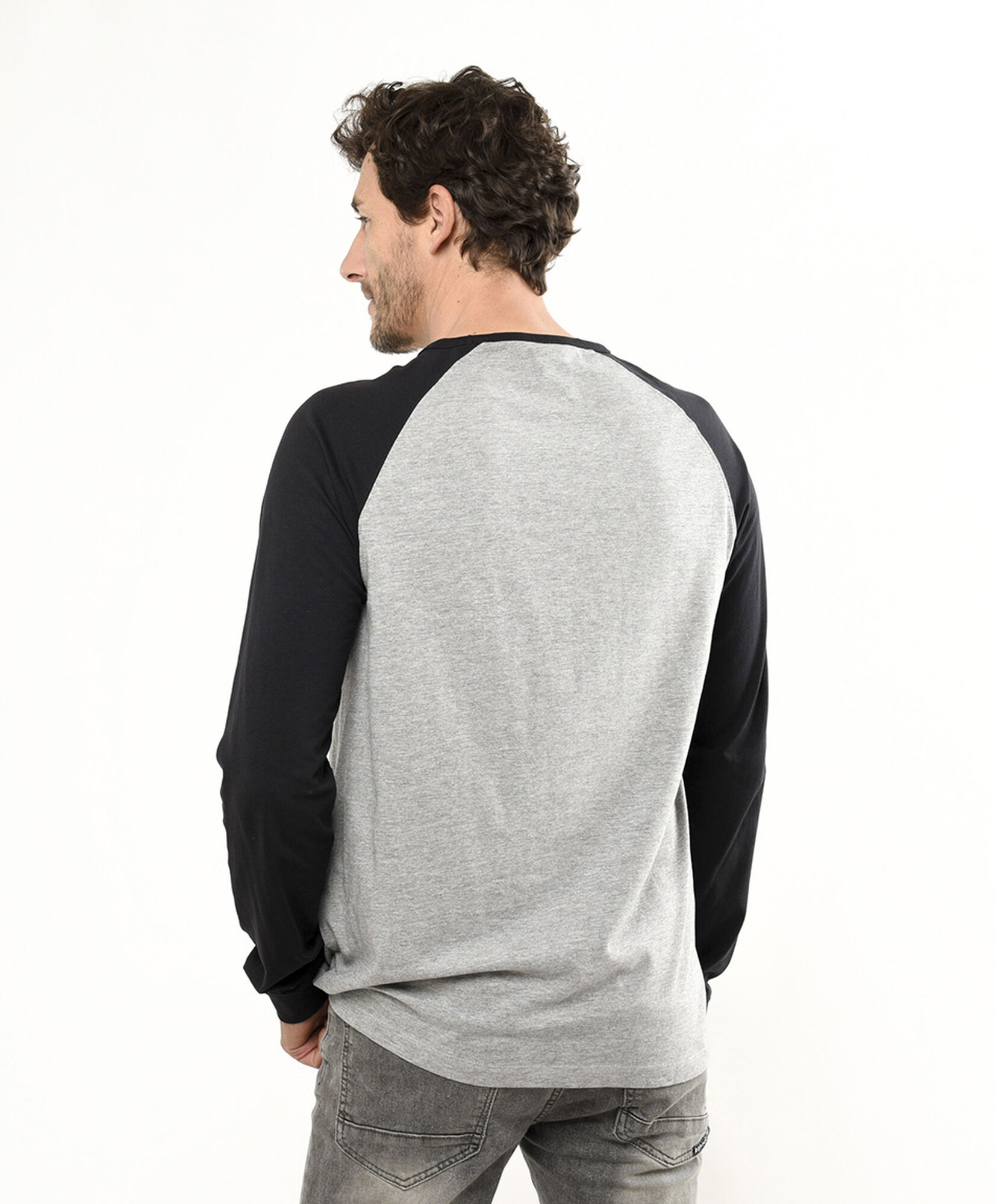 Polera hombre bicolor Polera hombre bicolor