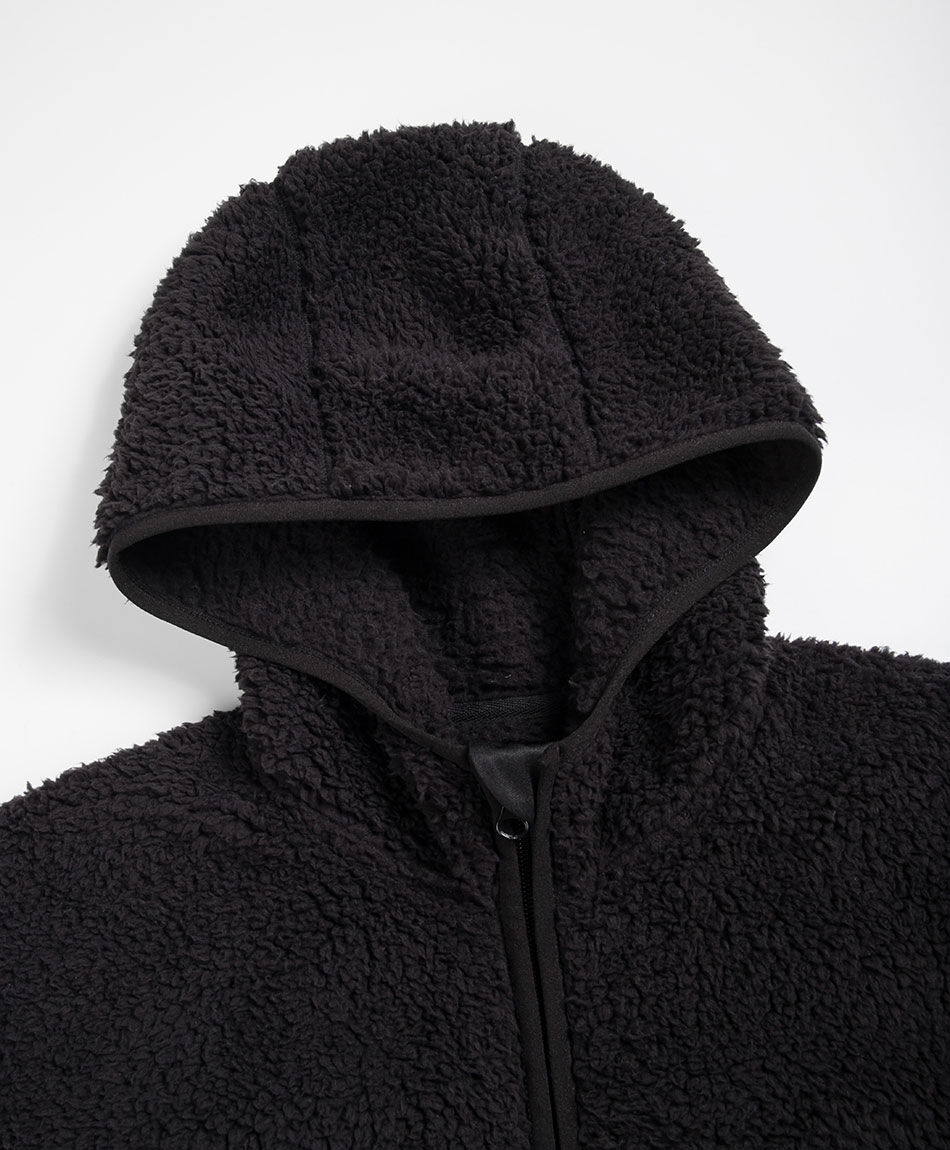 Poler&oacute;n ni&ntilde;a sherpas negro